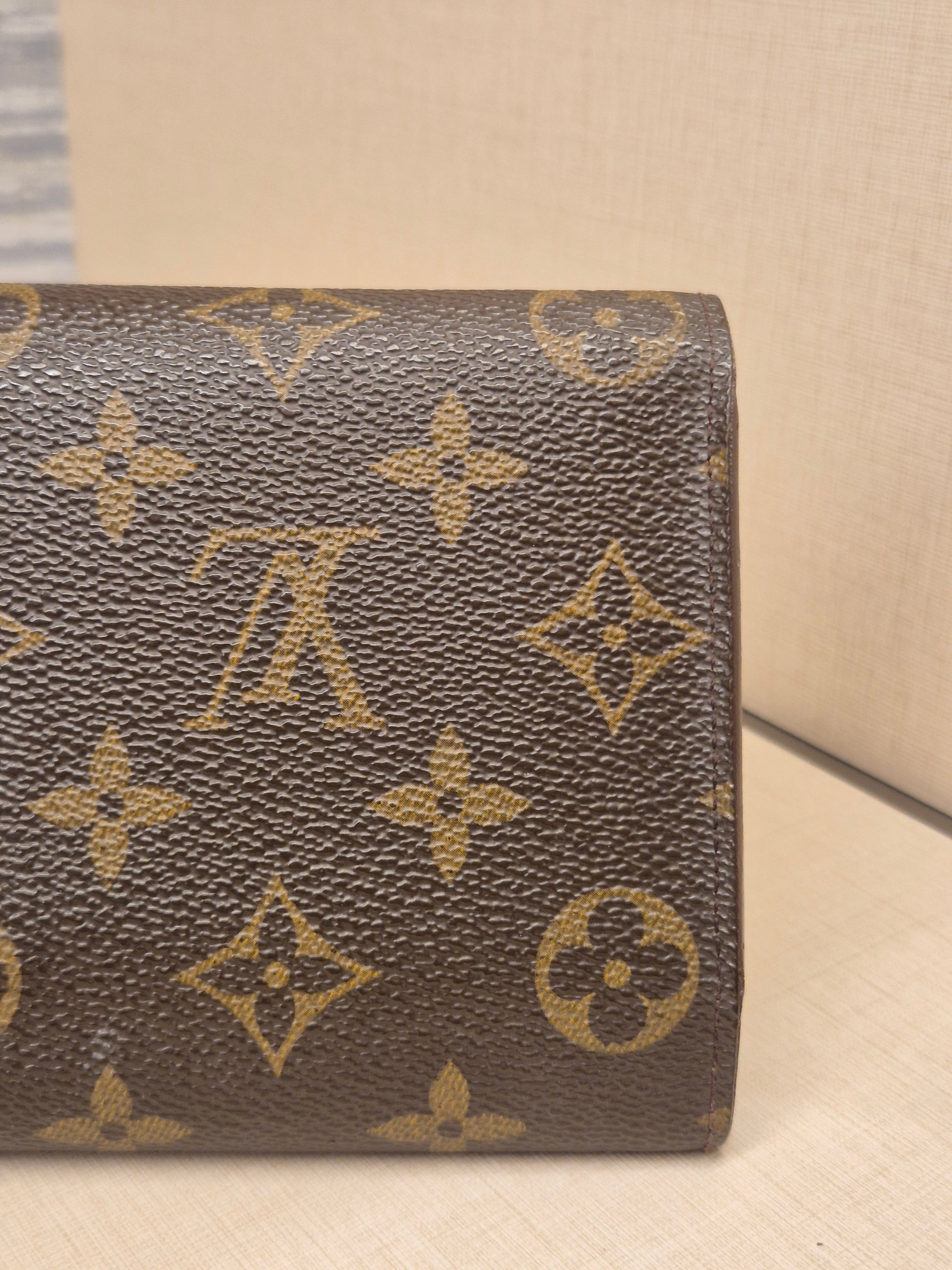 Louis Vuitton Sarah Long Wallet Monogram