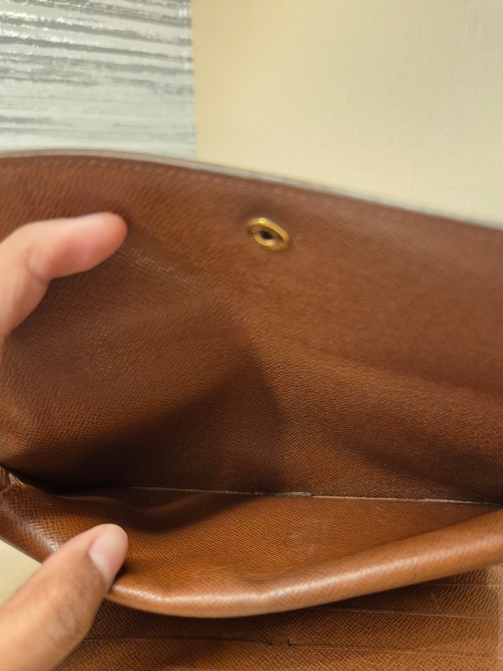Louis Vuitton Sarah Long Wallet Monogram
