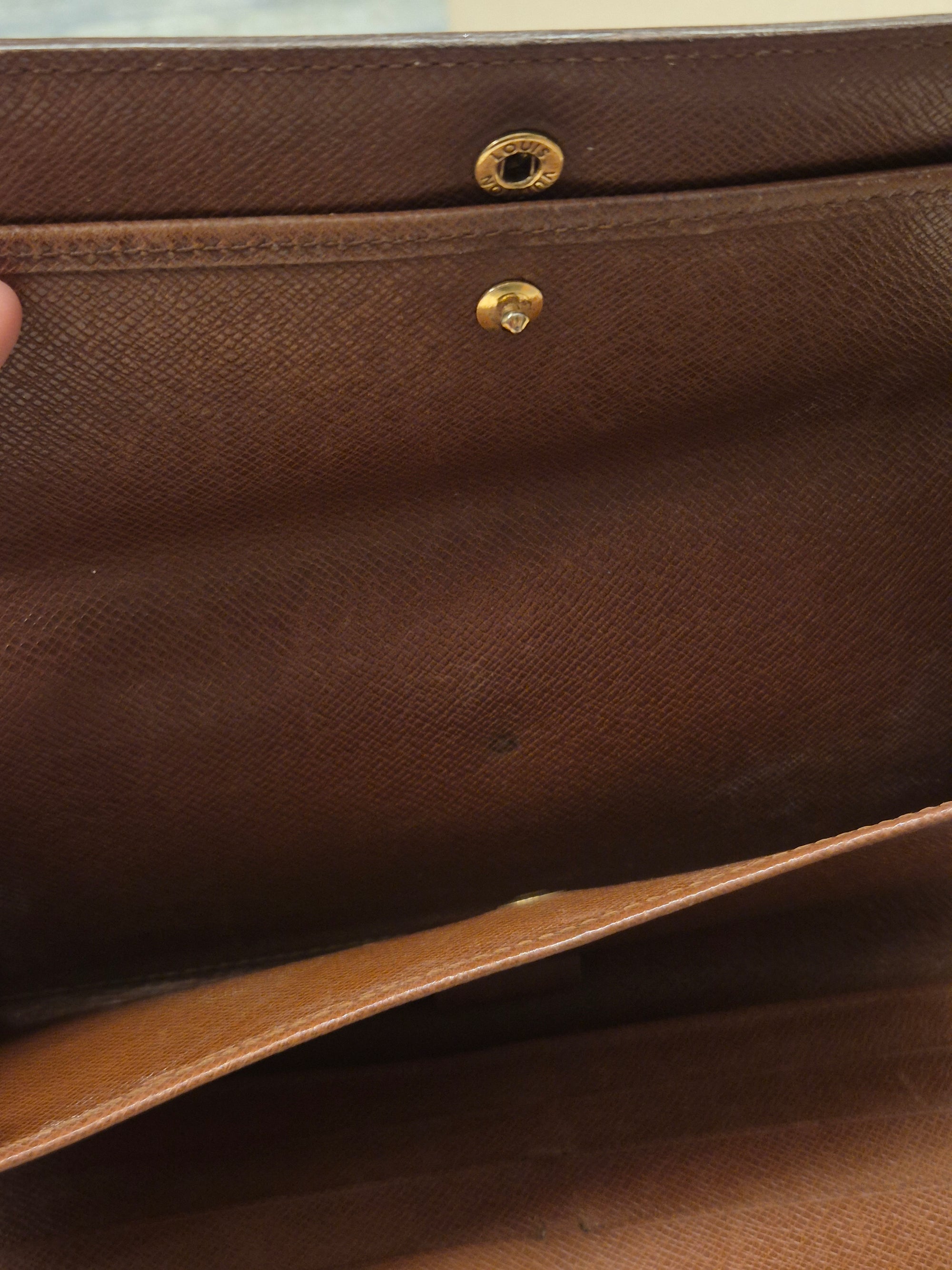 Louis Vuitton Sarah Long Wallet Monogram