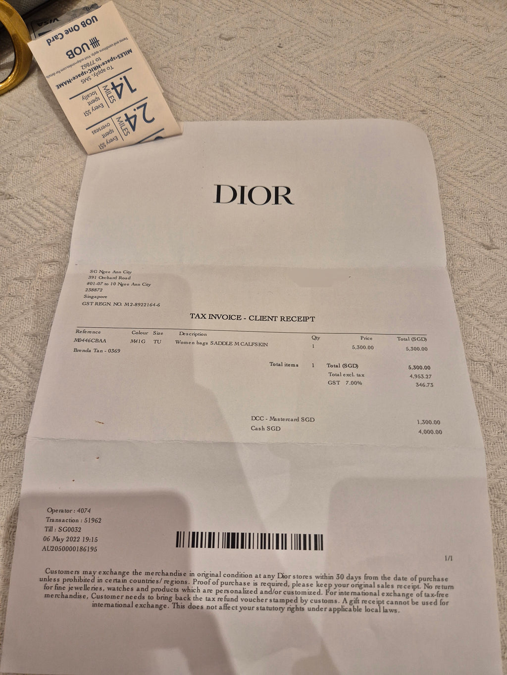Dior Saddle Medium Grey