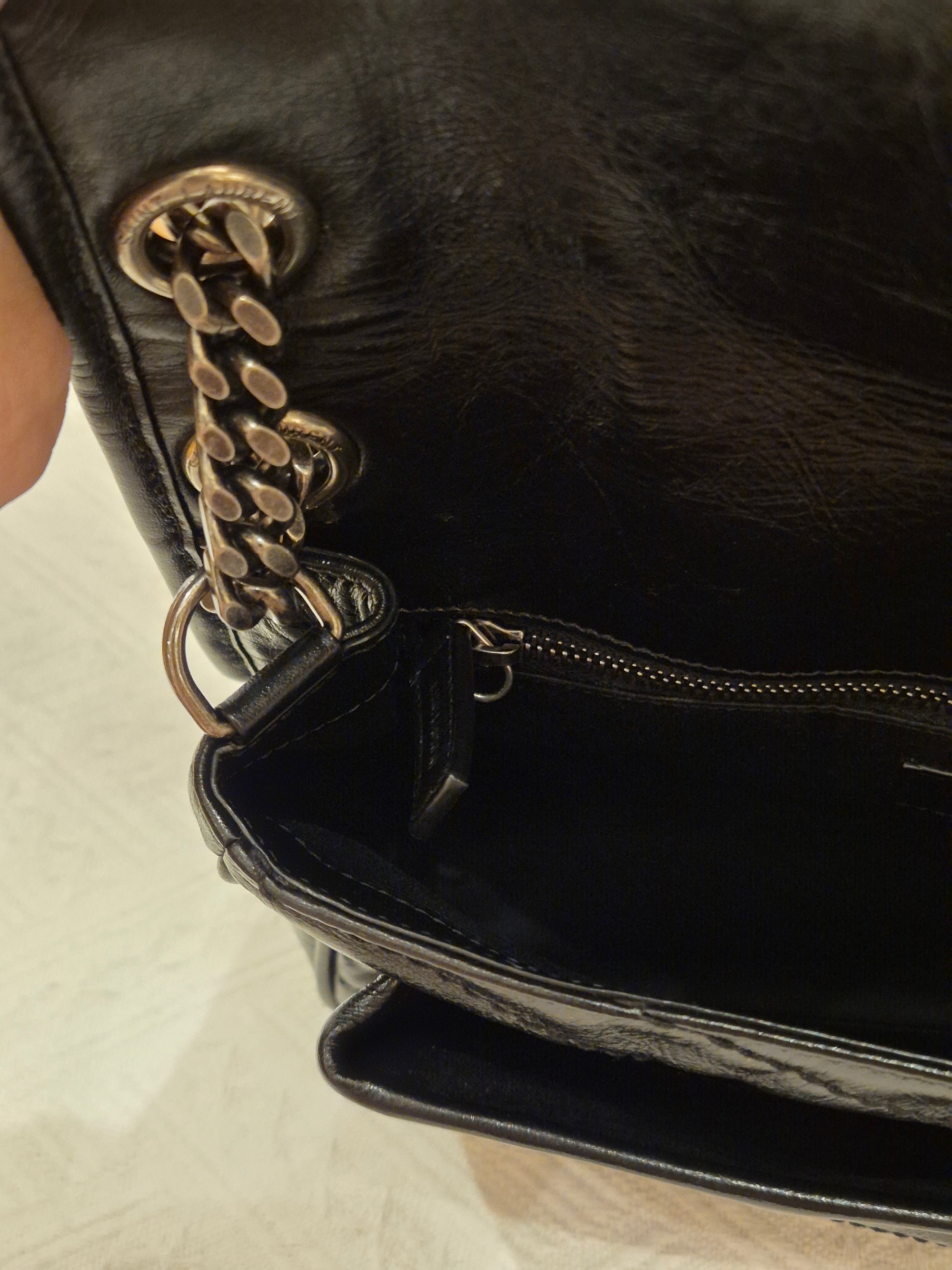 YSL Niki Medium Black RHW