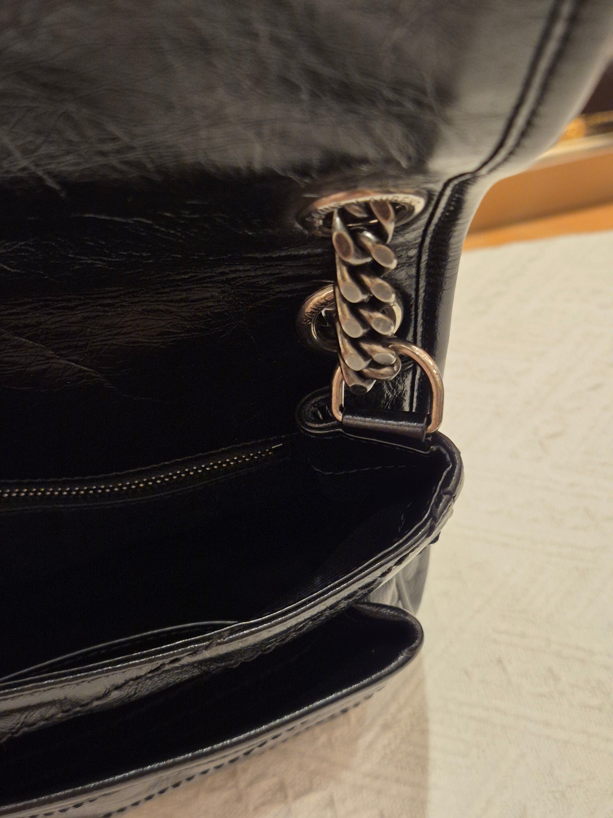 YSL Niki Medium Black RHW