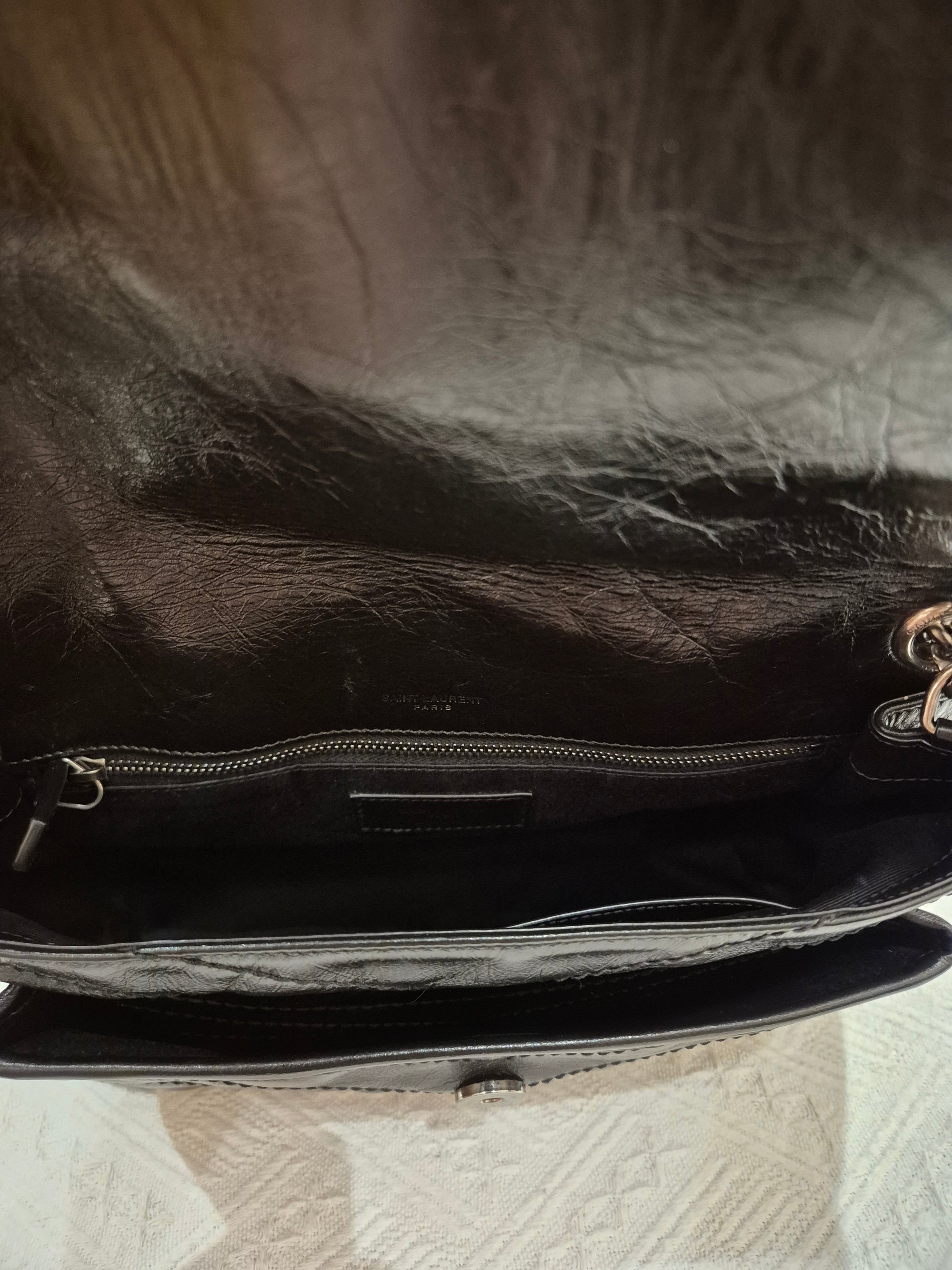 YSL Niki Medium Black RHW