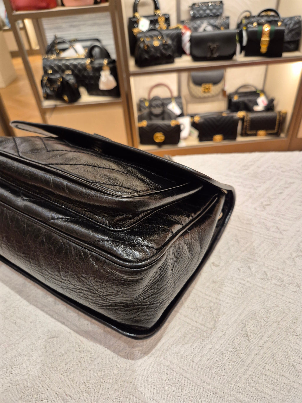 YSL Niki Medium Black RHW
