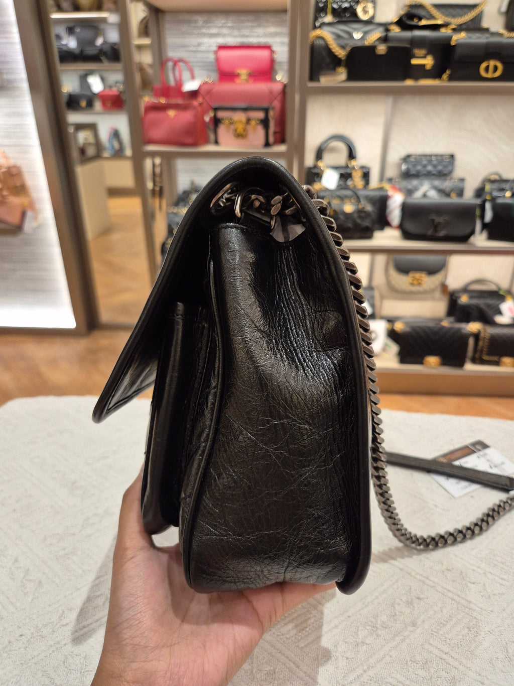 YSL Niki Medium Black RHW
