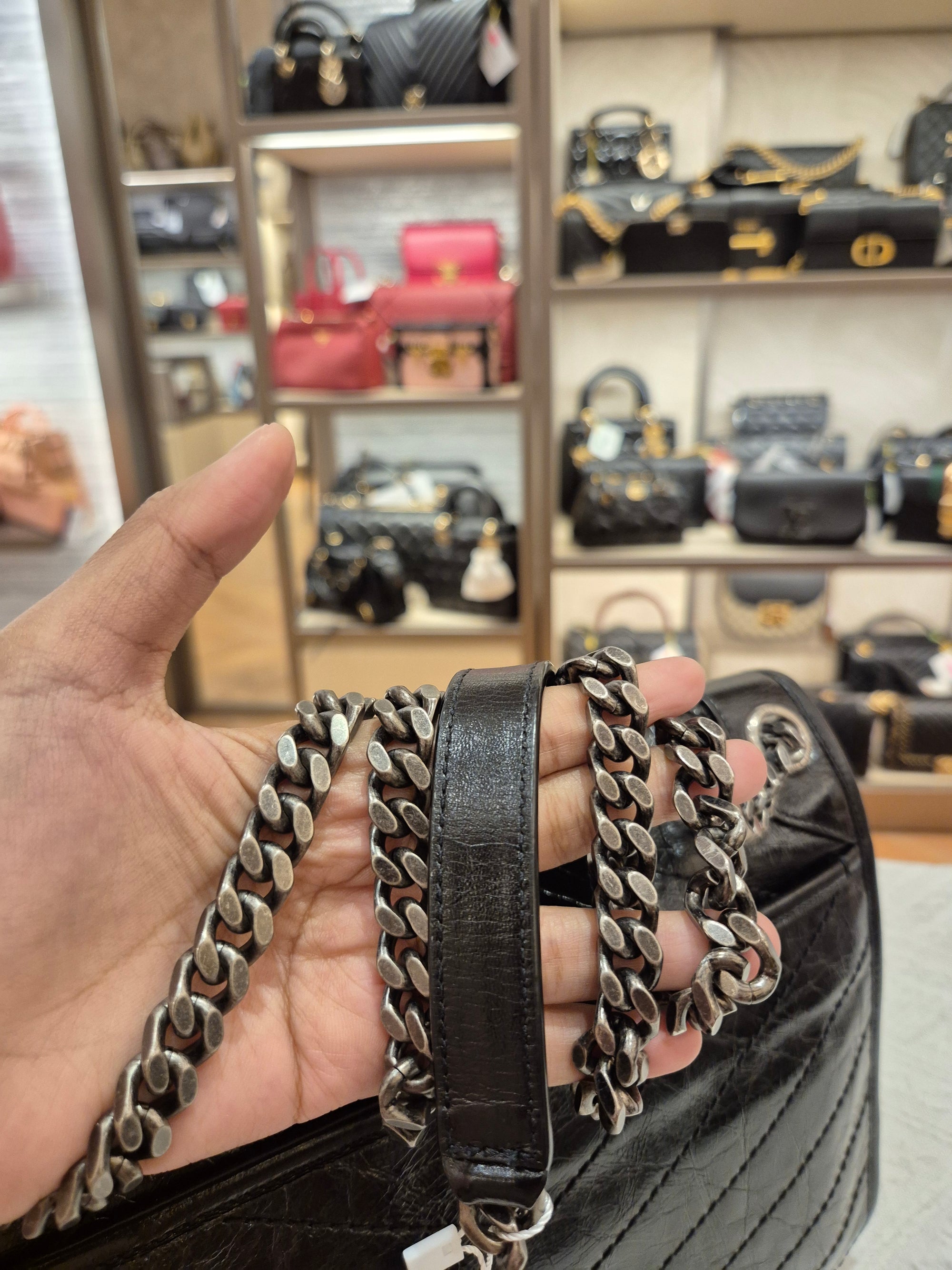 YSL Niki Medium Black RHW