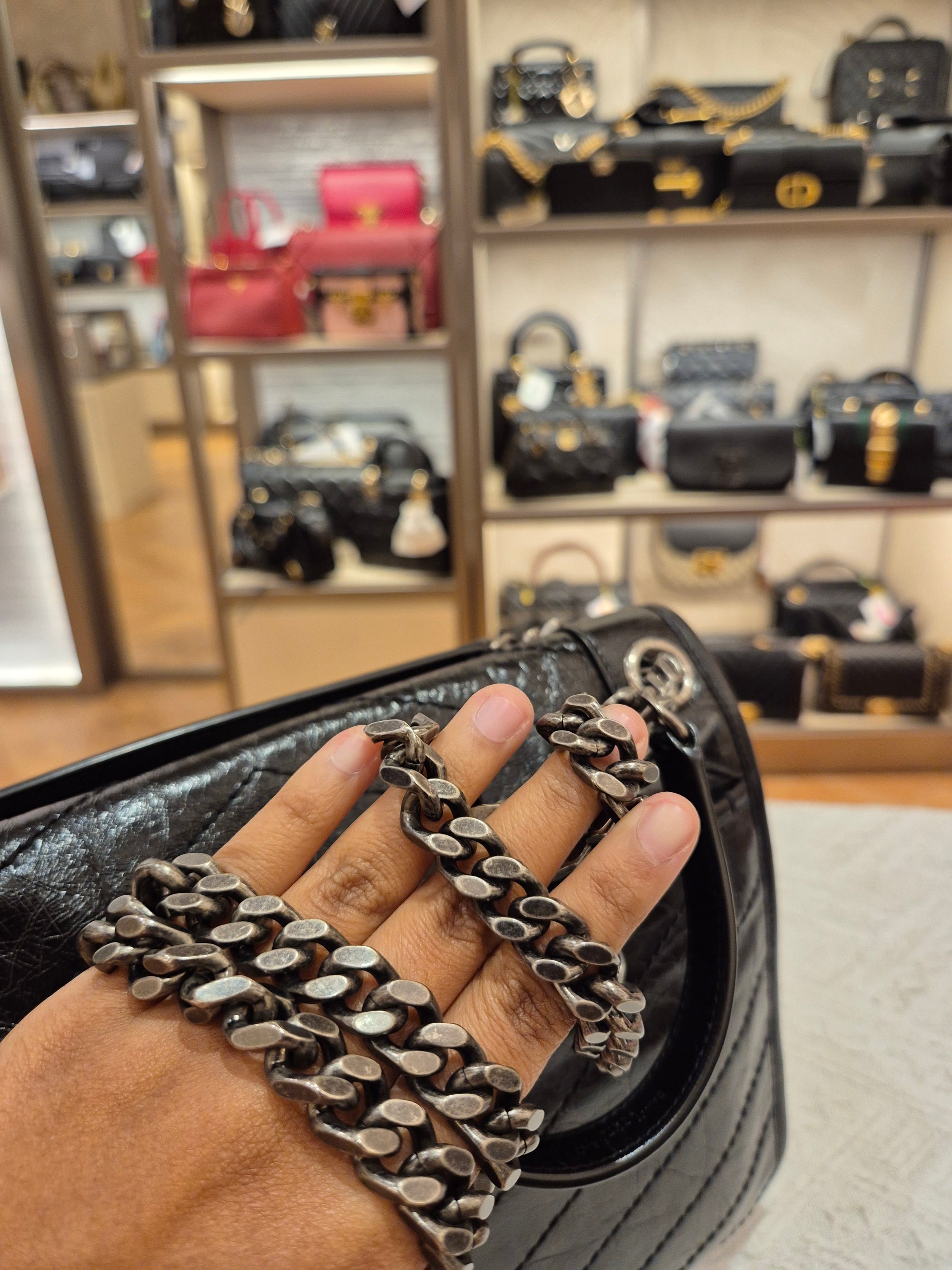 YSL Niki Medium Black RHW