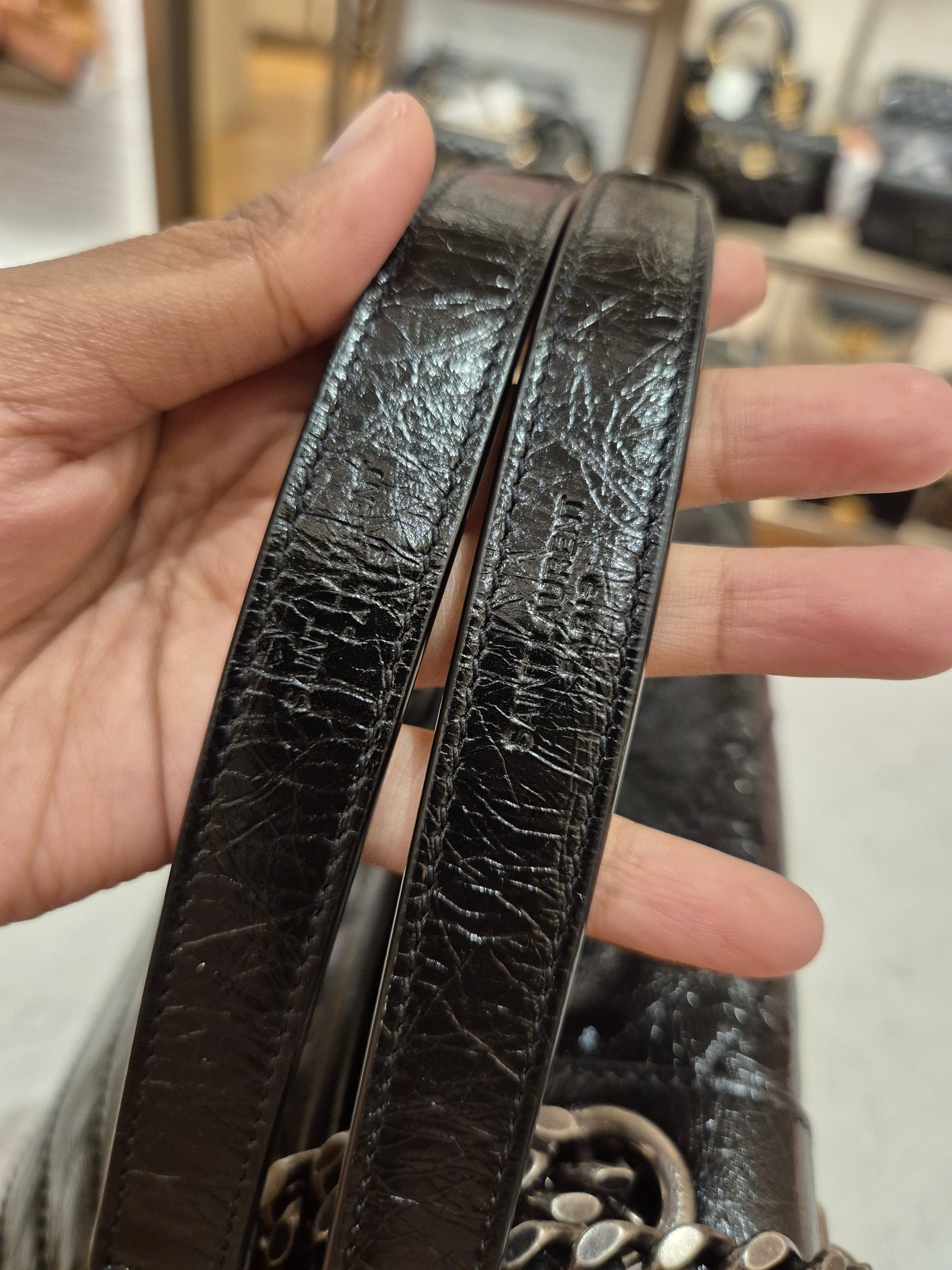 YSL Niki Medium Black RHW
