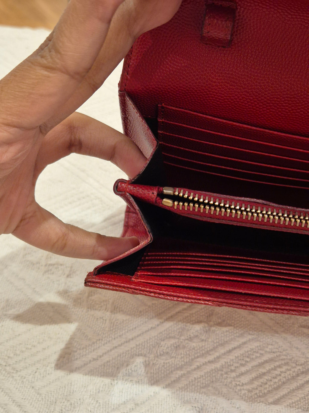Saint Laurent Wallet On Chain 22
