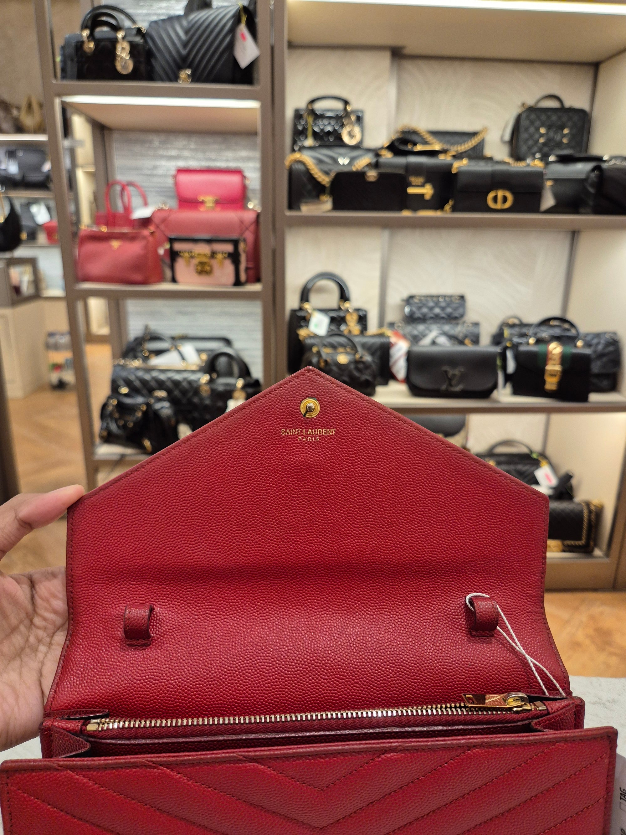 Saint Laurent Wallet On Chain 22