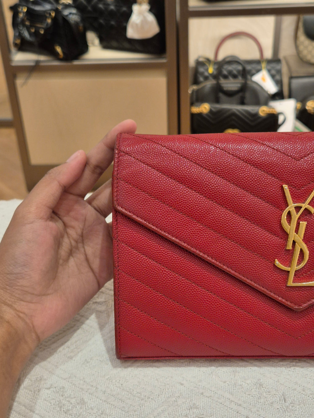 Saint Laurent Wallet On Chain 22