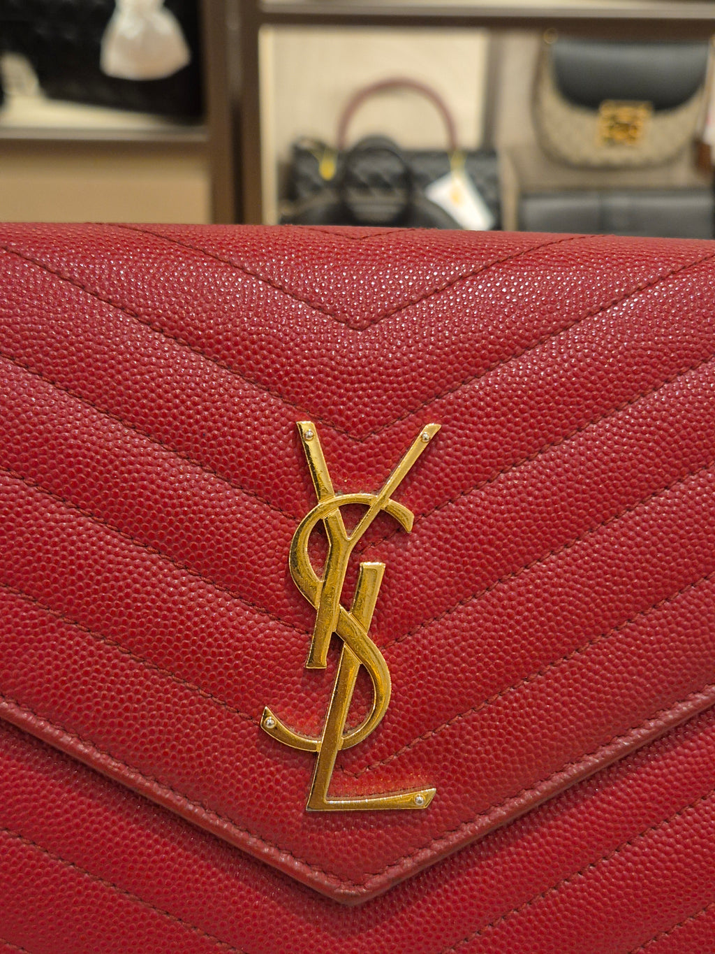 Saint Laurent Wallet On Chain 22