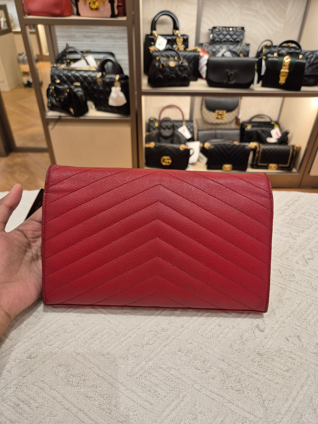 Saint Laurent Wallet On Chain 22