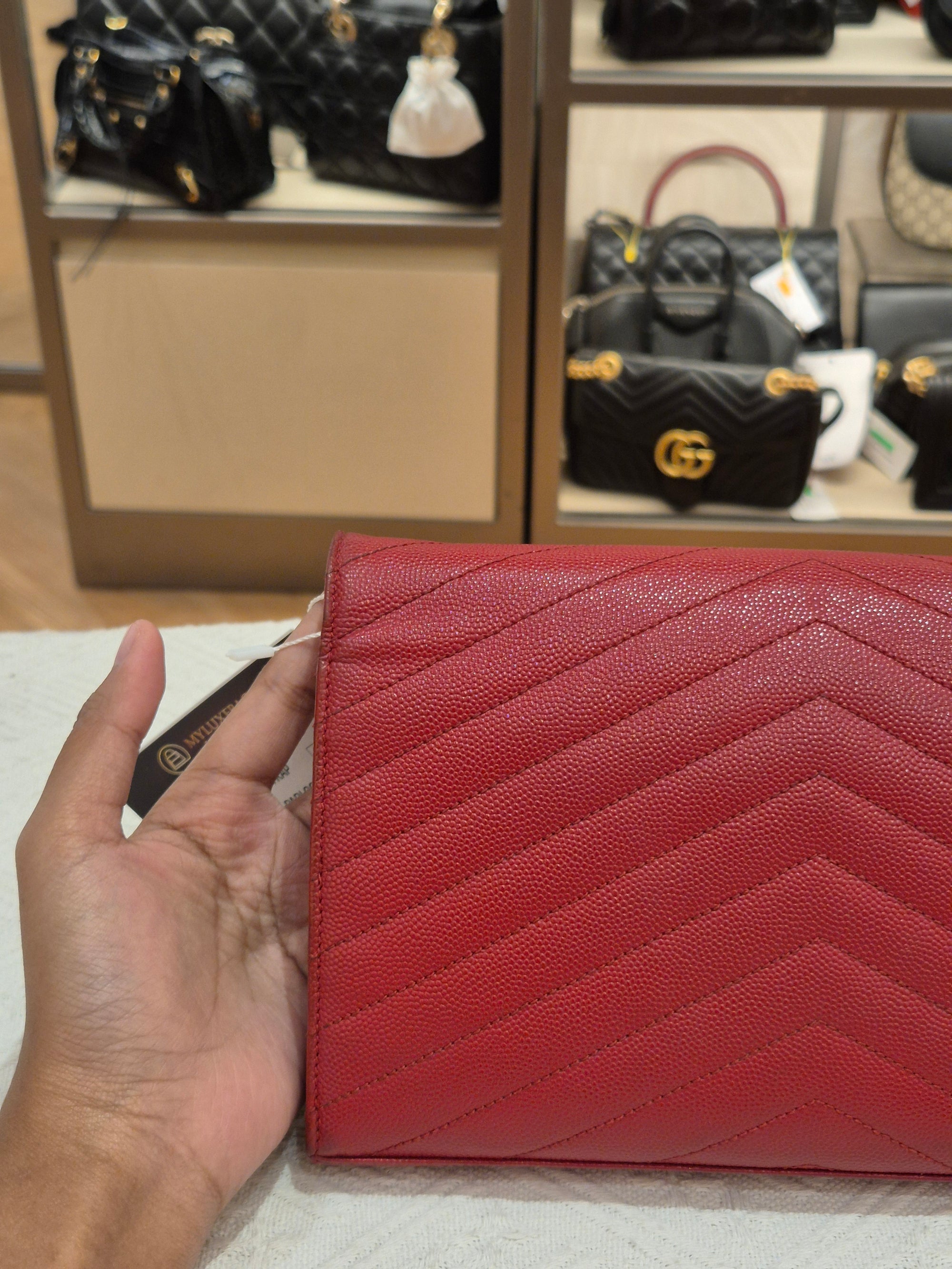 Saint Laurent Wallet On Chain 22