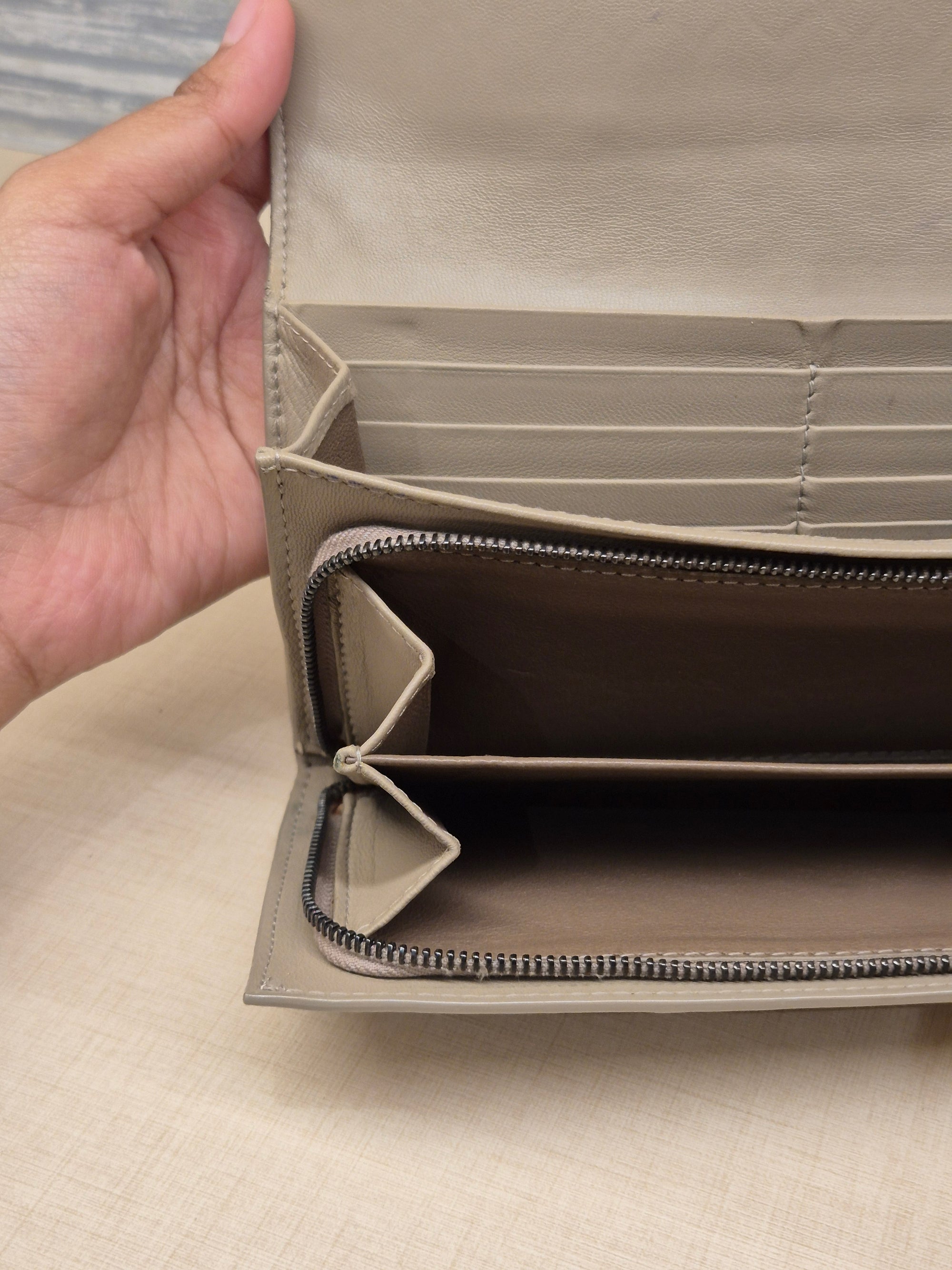 Bottega Veneta Long Wallet Nappa