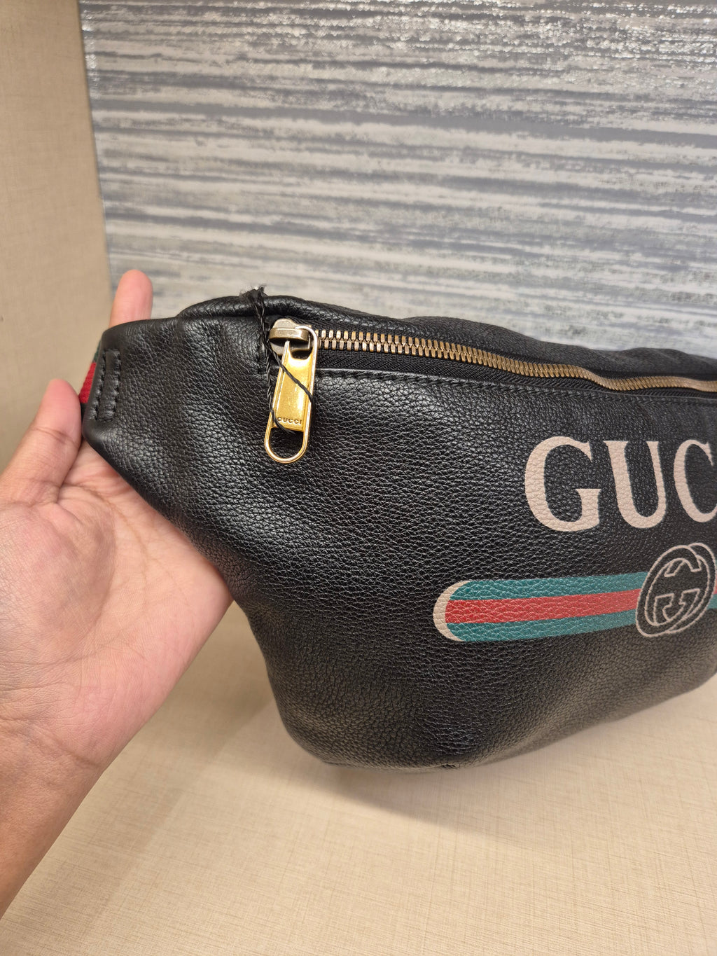 Gucci Bumbag Leather Black