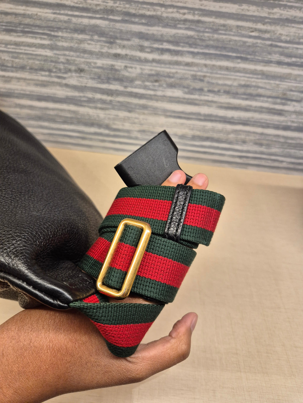 Gucci Bumbag Leather Black