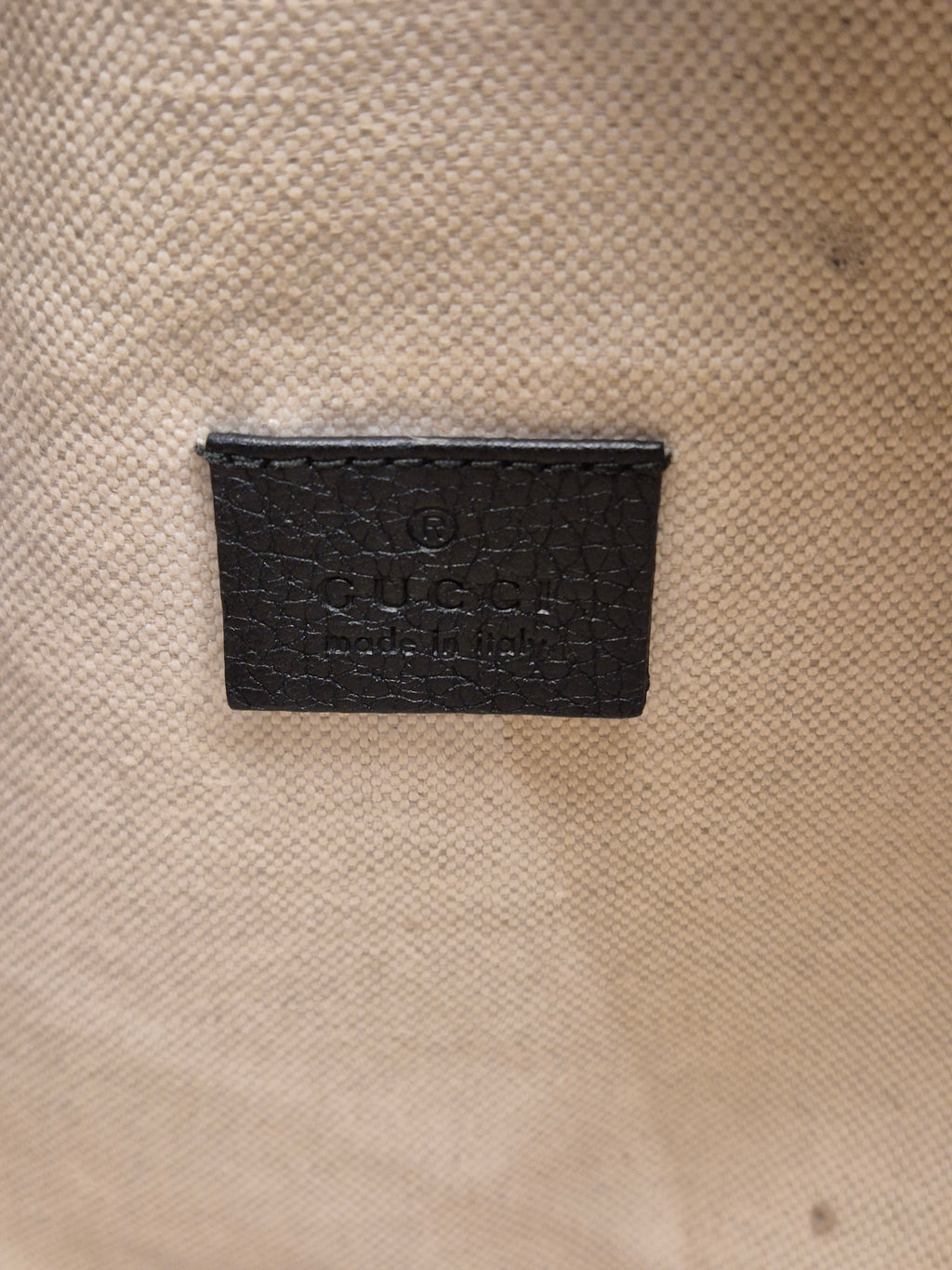 Gucci Bumbag Leather Black