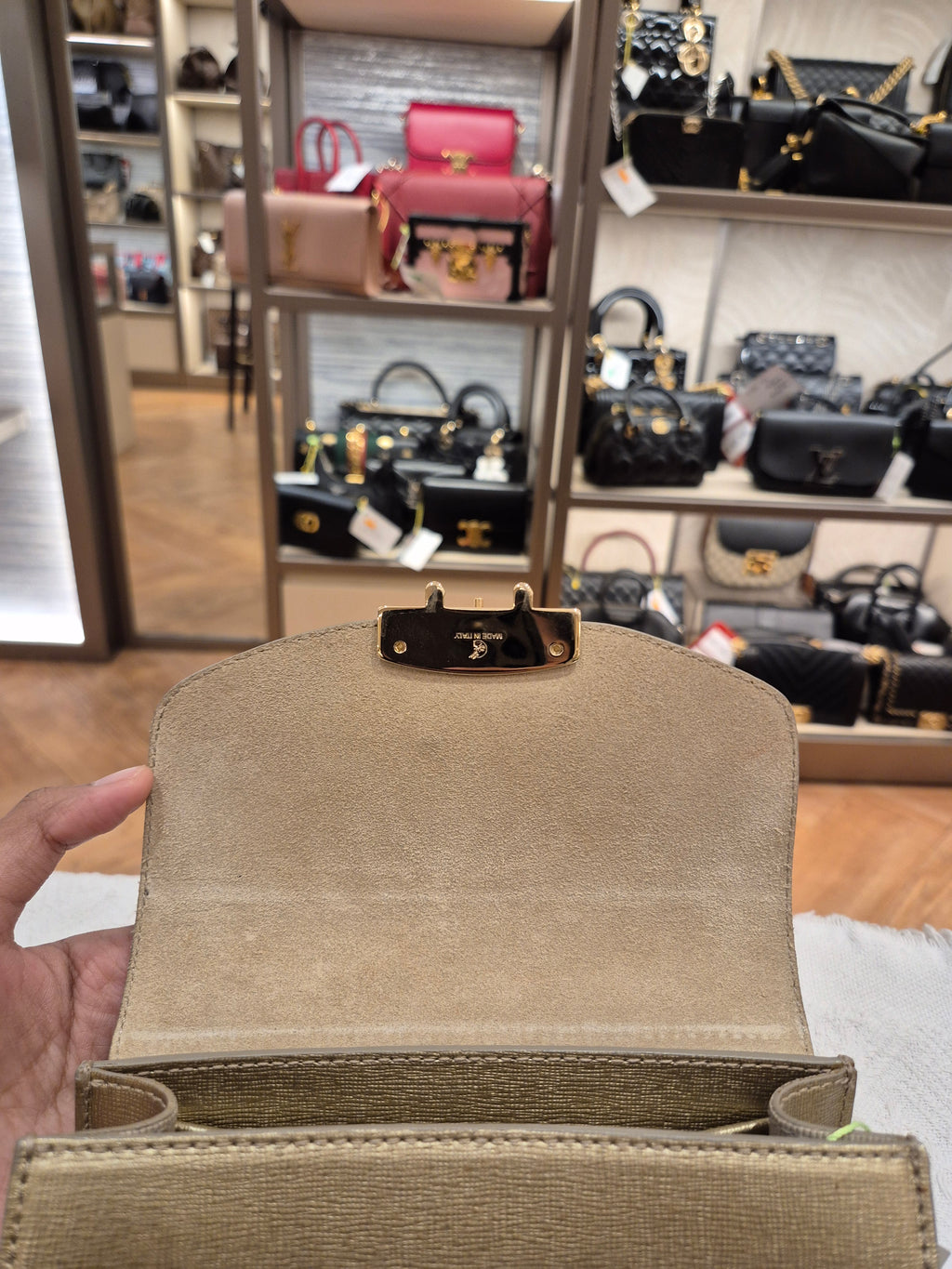 Furla Metrop Mini Gold