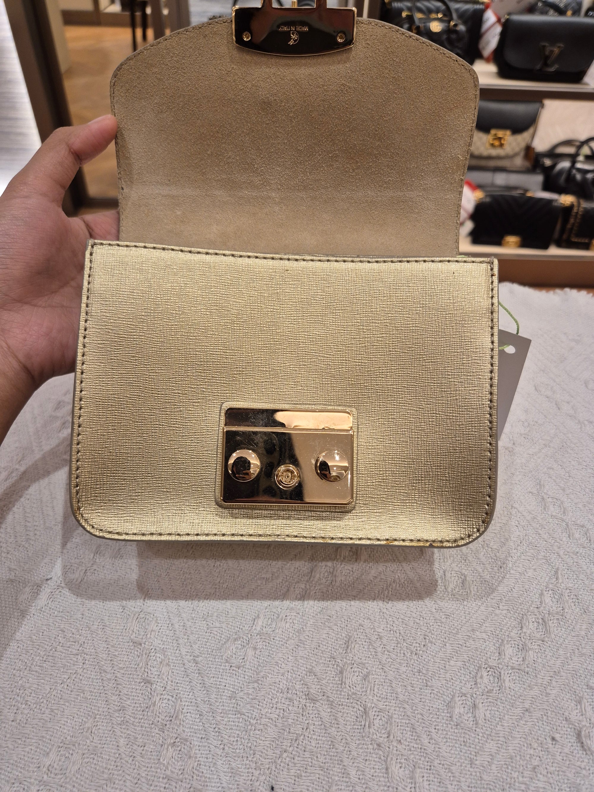Furla Metrop Mini Gold