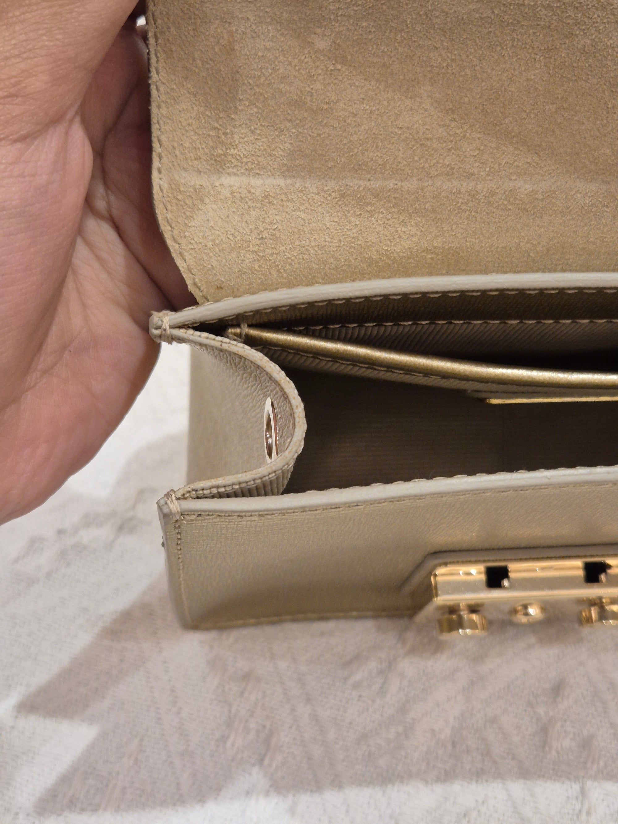 Furla Metrop Mini Gold