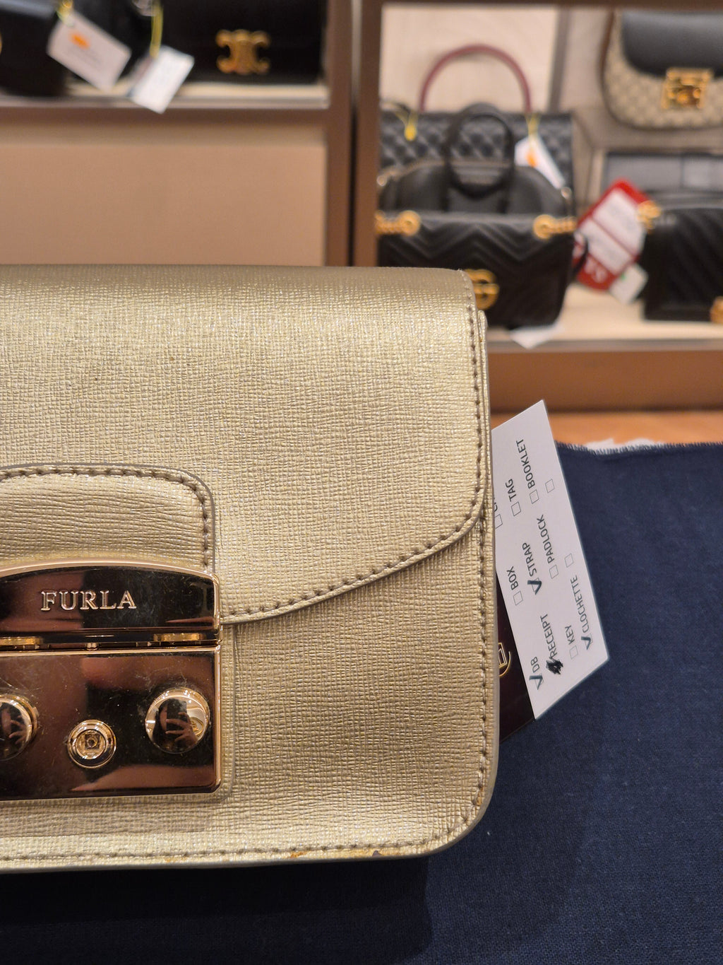 Furla Metrop Mini Gold