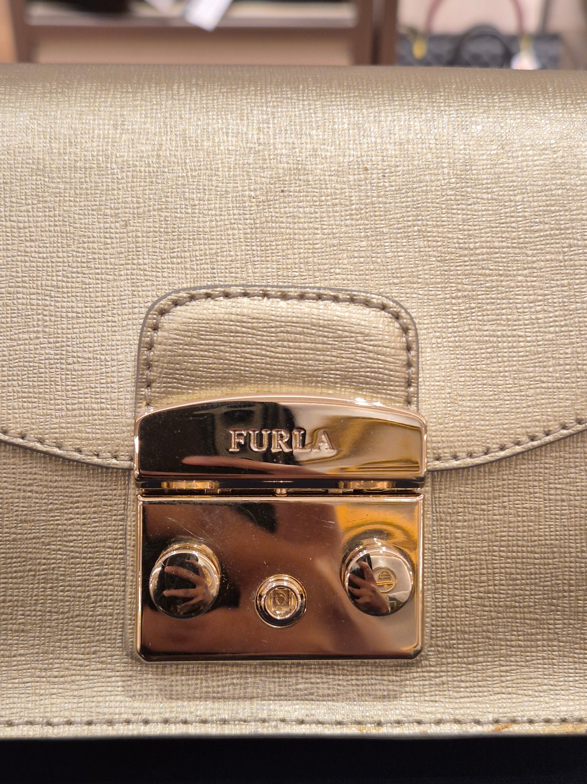 Furla Metrop Mini Gold