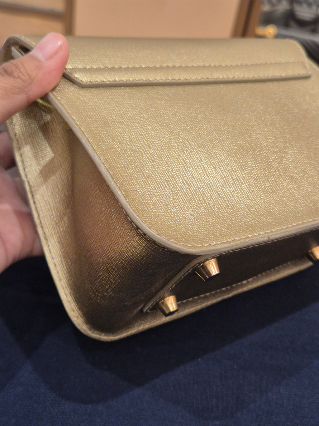 Furla Metrop Mini Gold