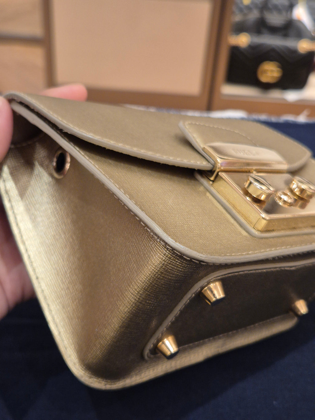 Furla Metrop Mini Gold