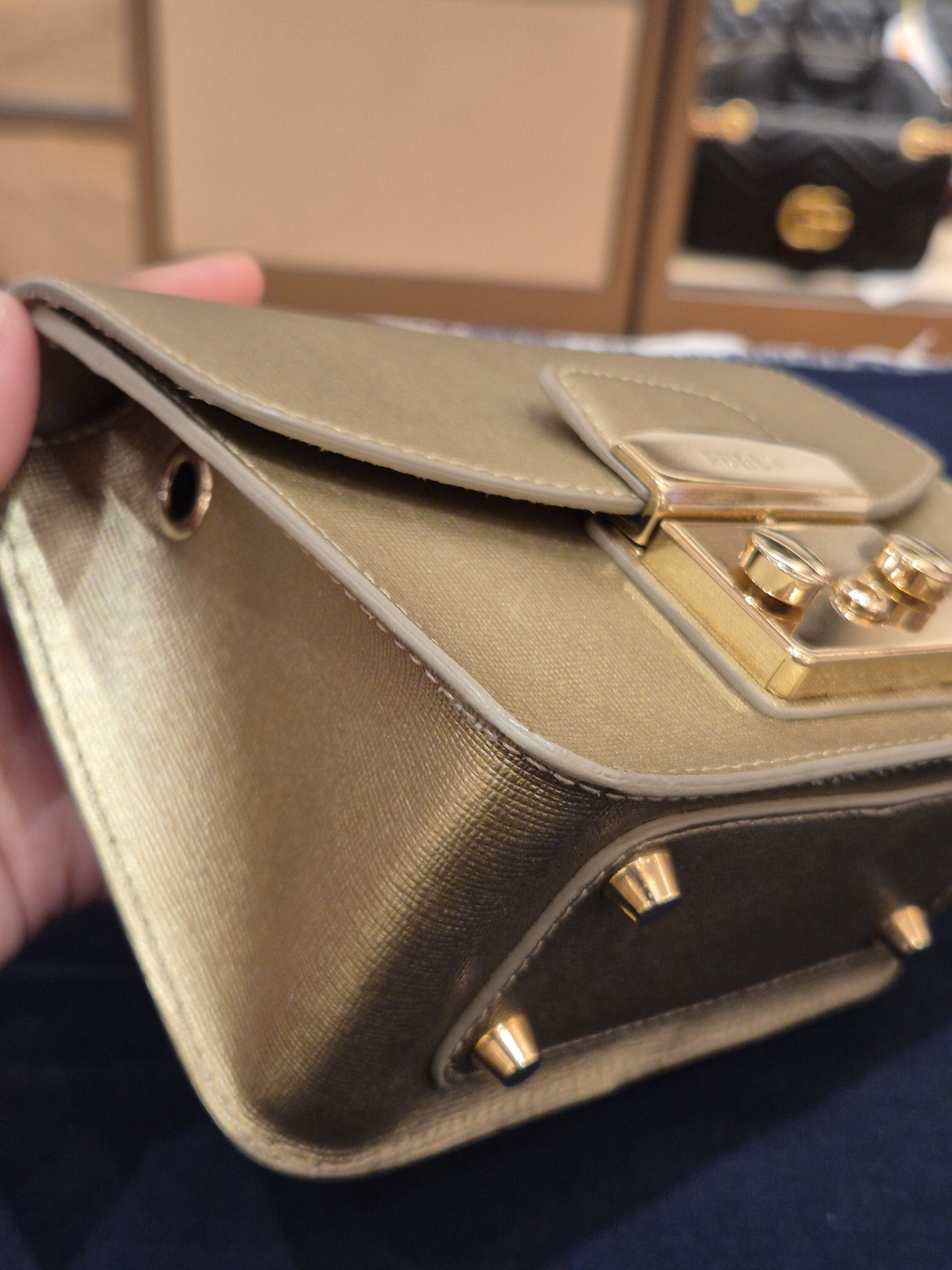 Furla Metrop Mini Gold