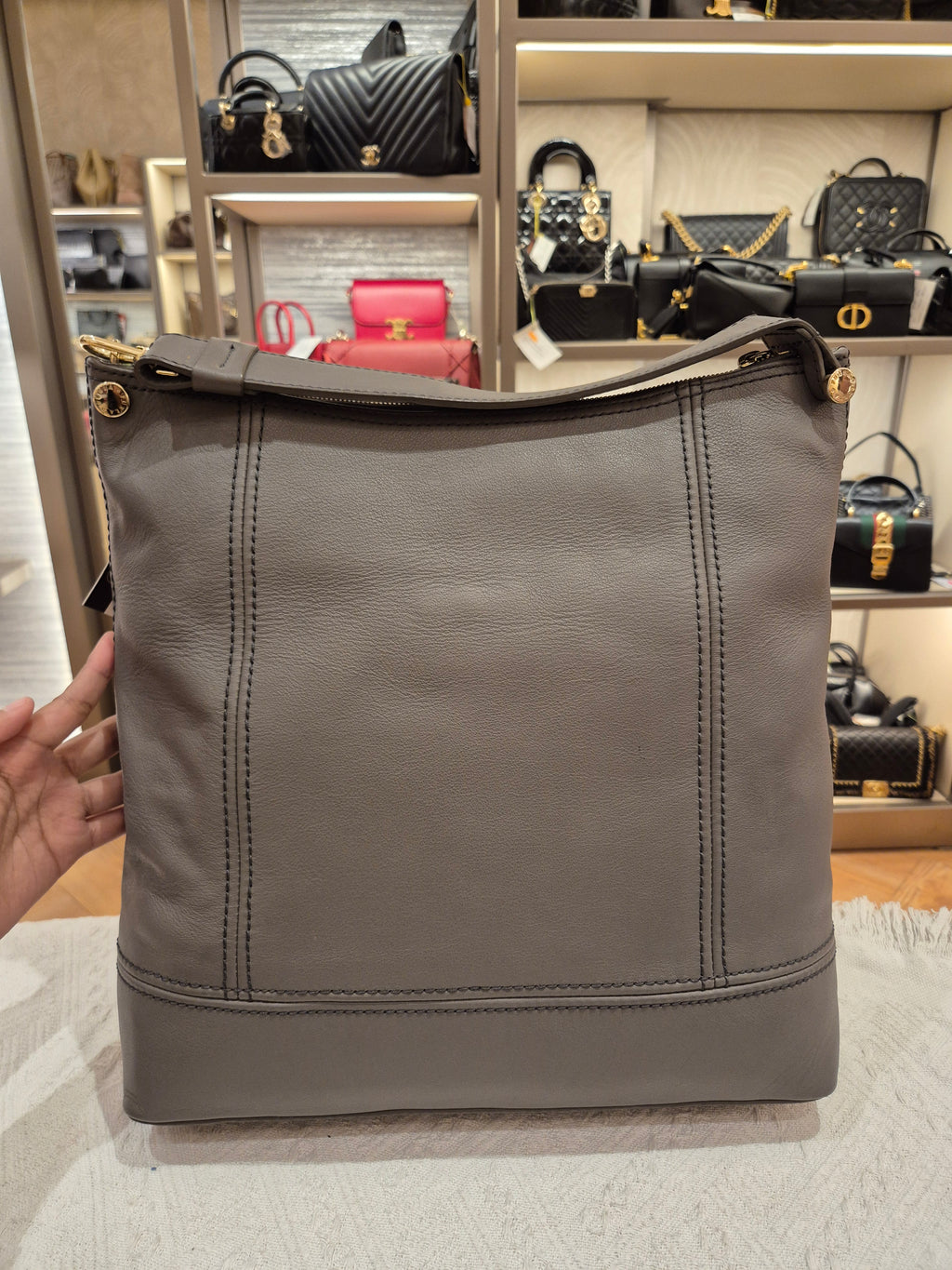 Furla Hobo Grey