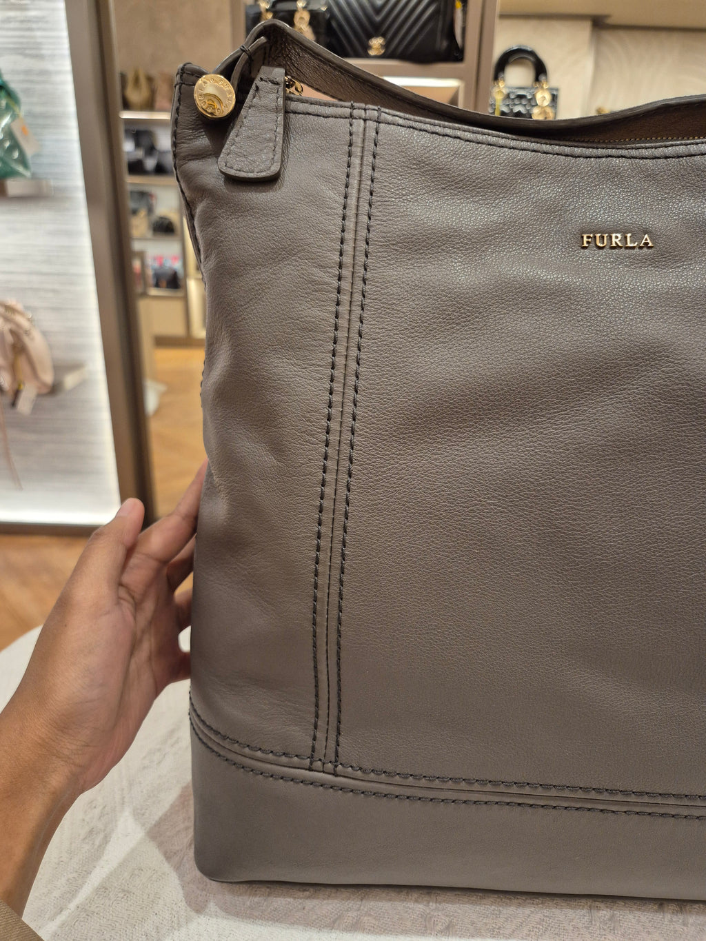 Furla Hobo Grey