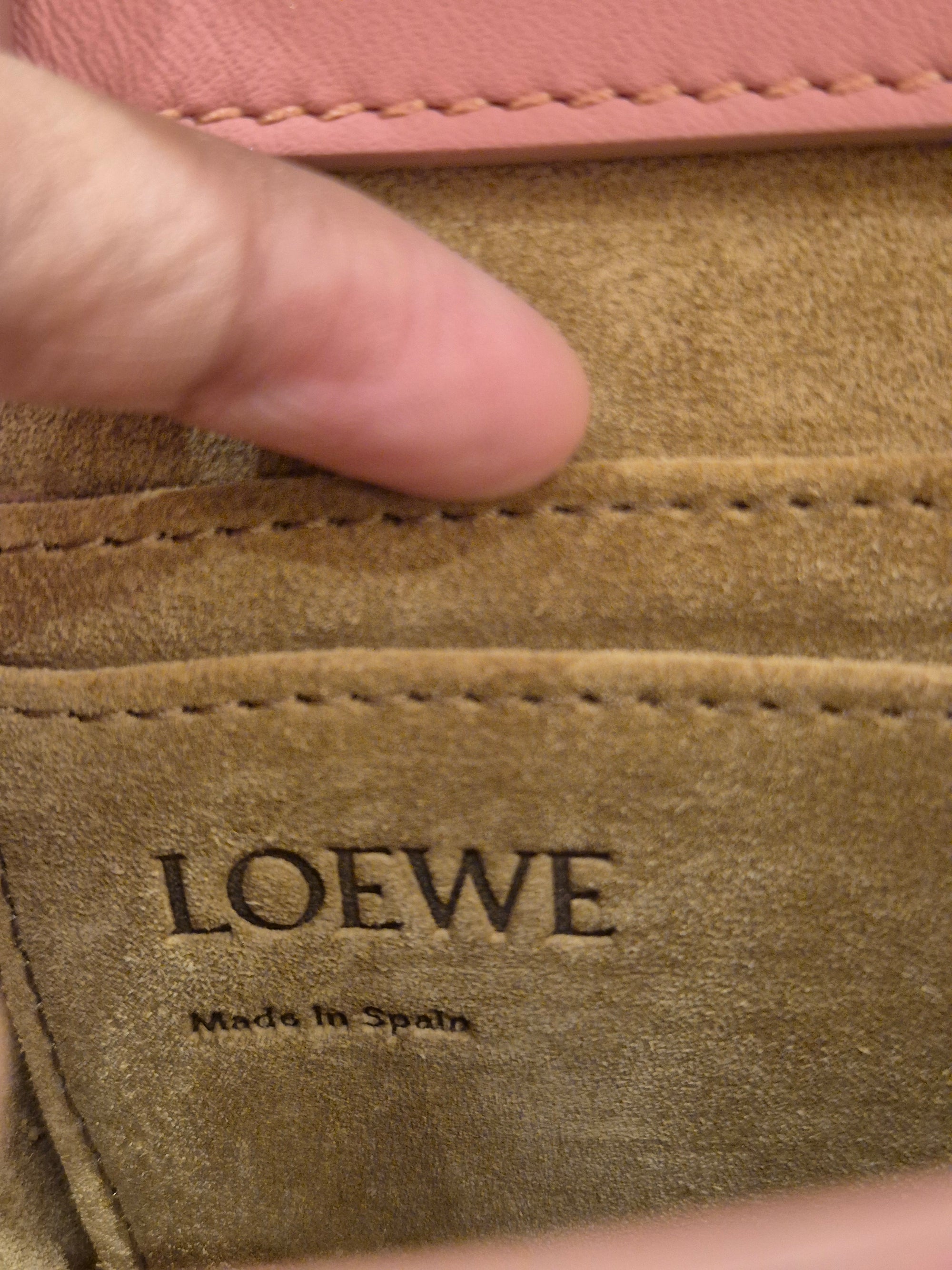 Loewe Mini Gate Plumrose
