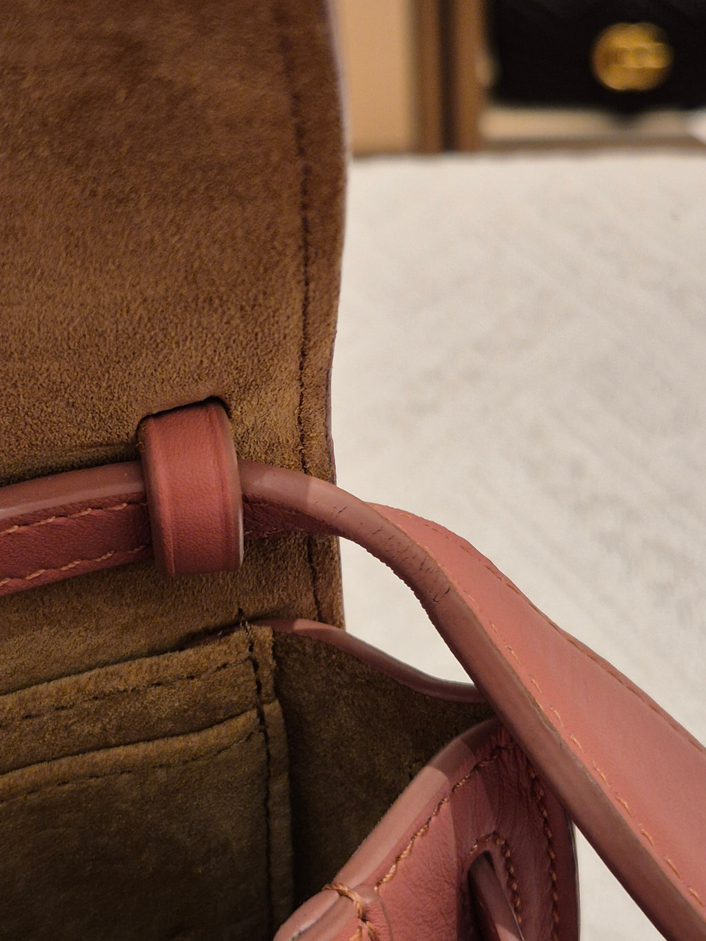 Loewe Mini Gate Plumrose
