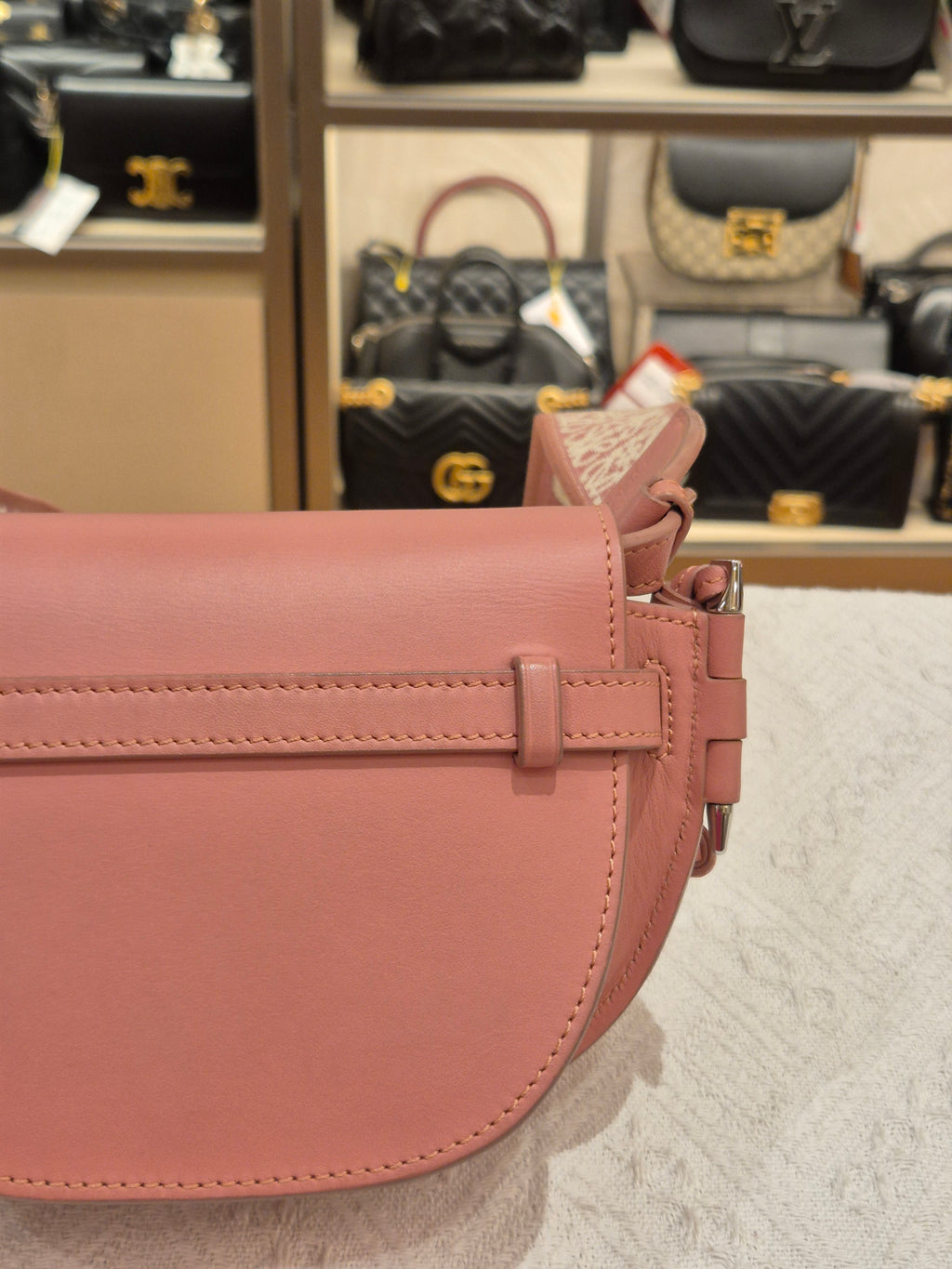 Loewe Mini Gate Plumrose