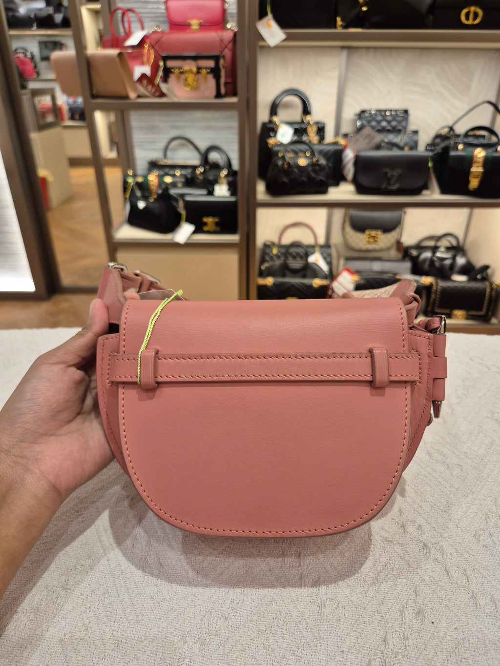 Loewe Mini Gate Plumrose