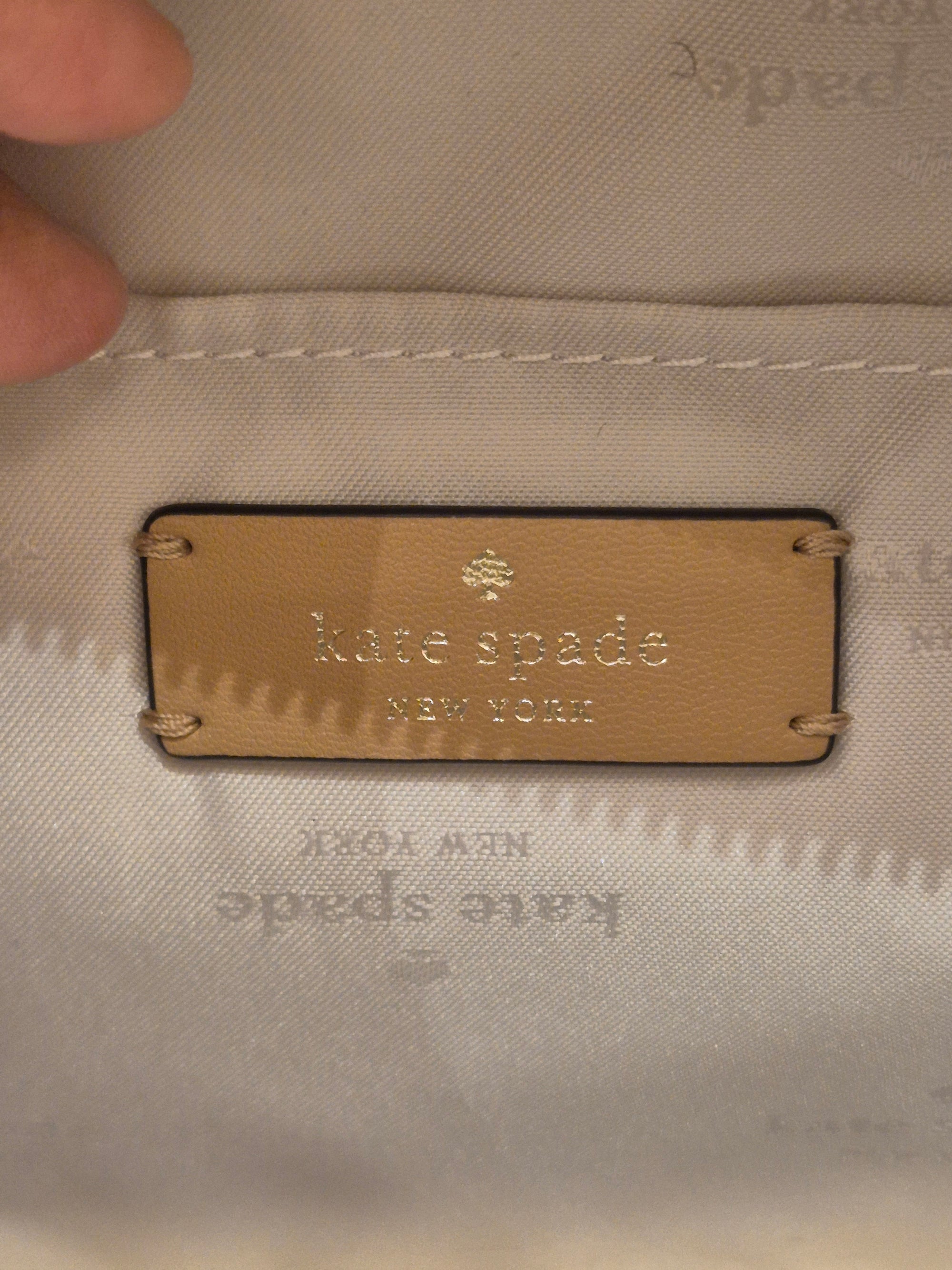 Kate Spade Kip Canvas Tote Light Fawn