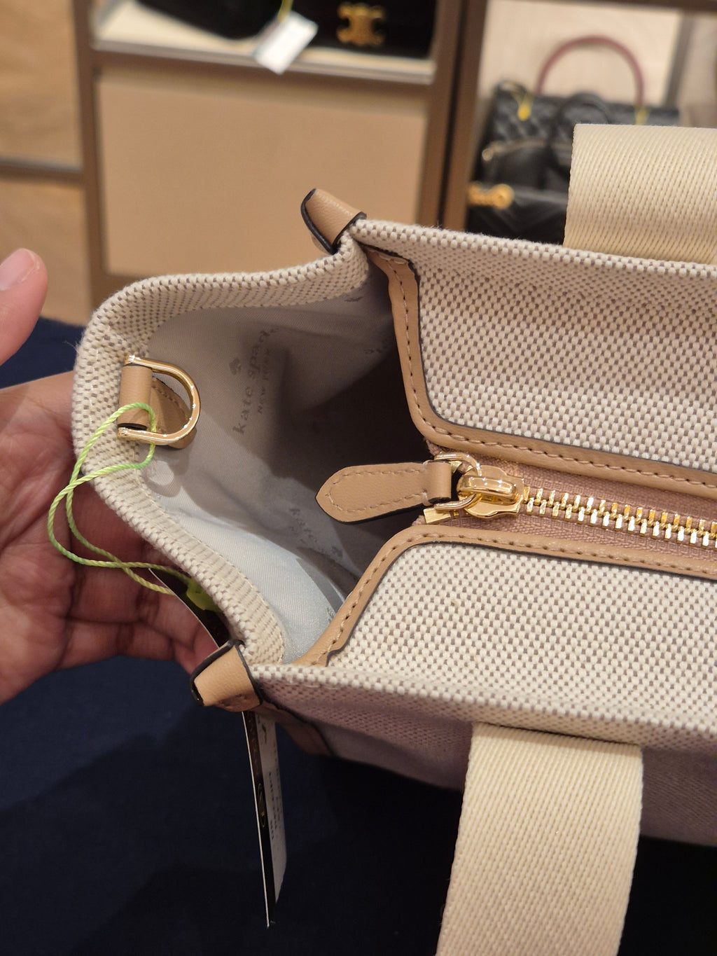 Kate Spade Kip Canvas Tote Light Fawn