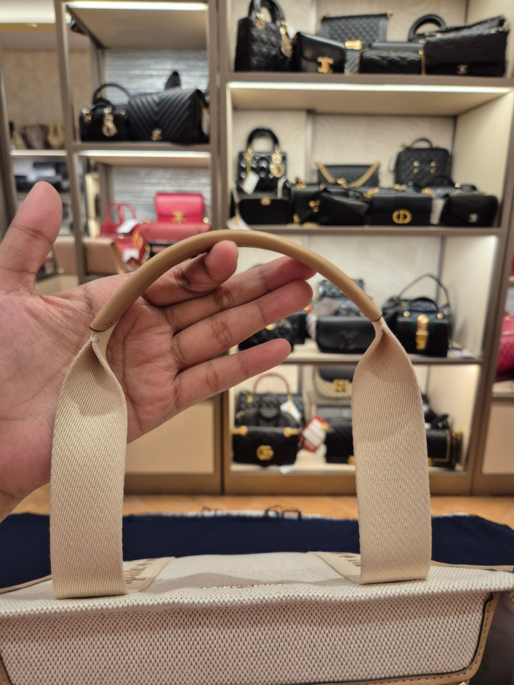 Kate Spade Kip Canvas Tote Light Fawn