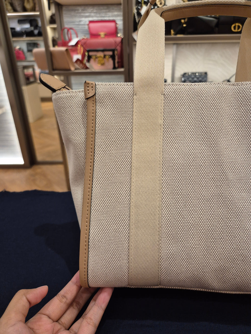 Kate Spade Kip Canvas Tote Light Fawn
