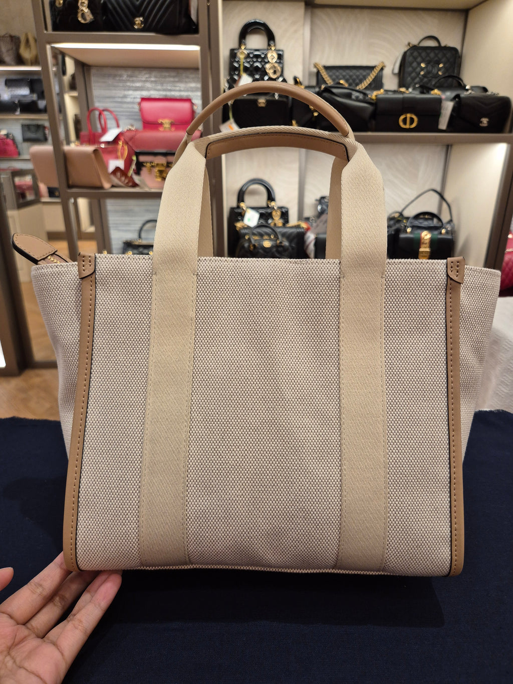 Kate Spade Kip Canvas Tote Light Fawn