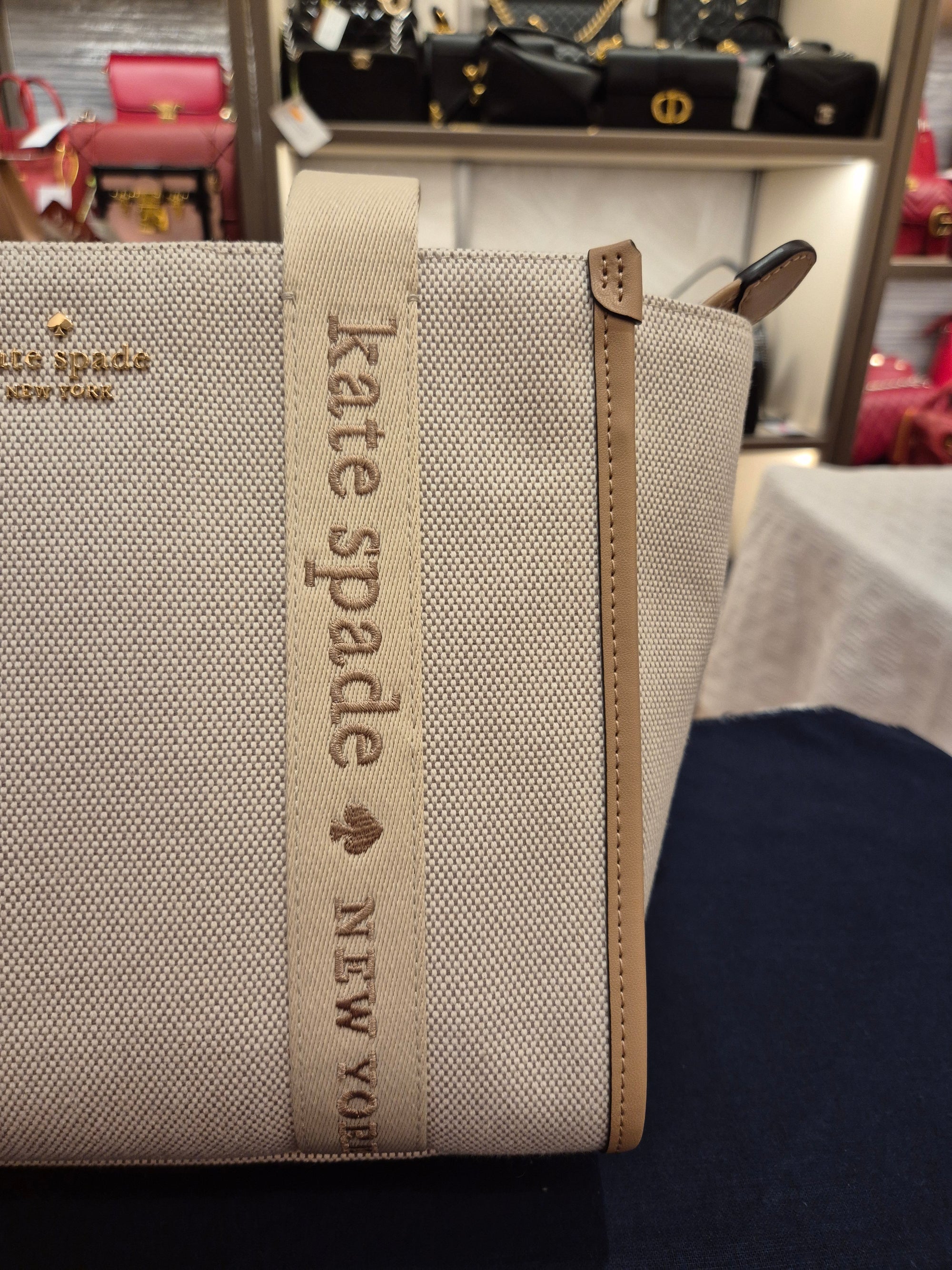 Kate Spade Kip Canvas Tote Light Fawn
