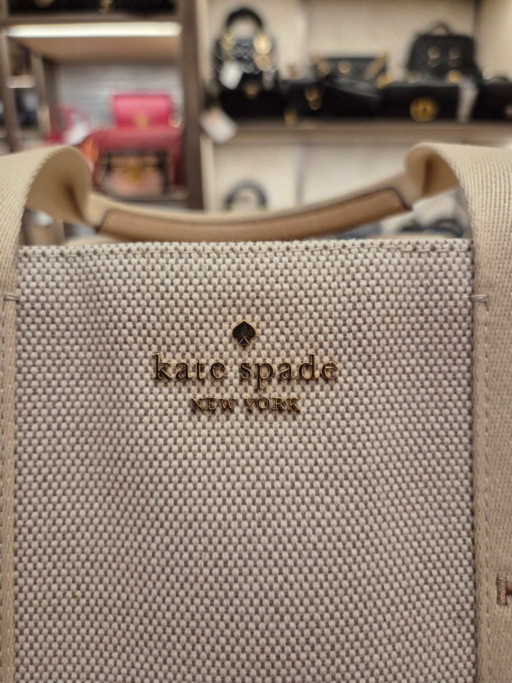 Kate Spade Kip Canvas Tote Light Fawn