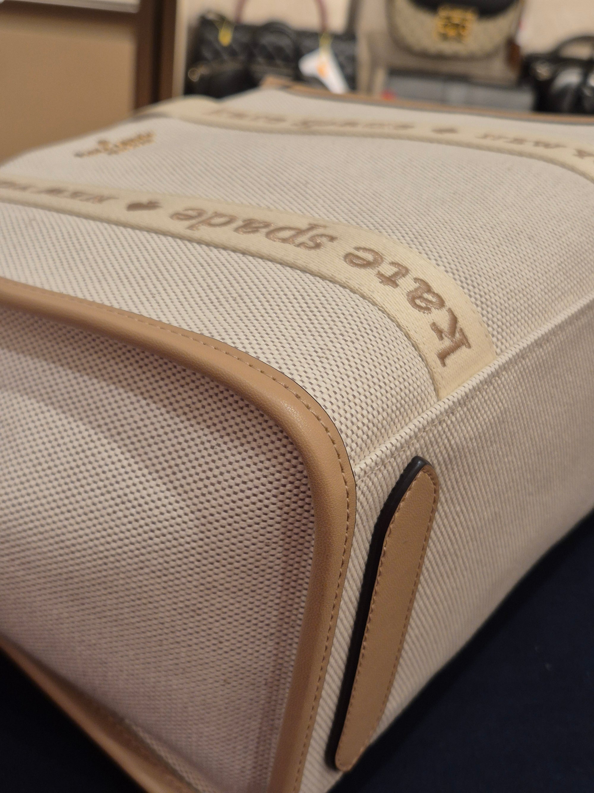 Kate Spade Kip Canvas Tote Light Fawn