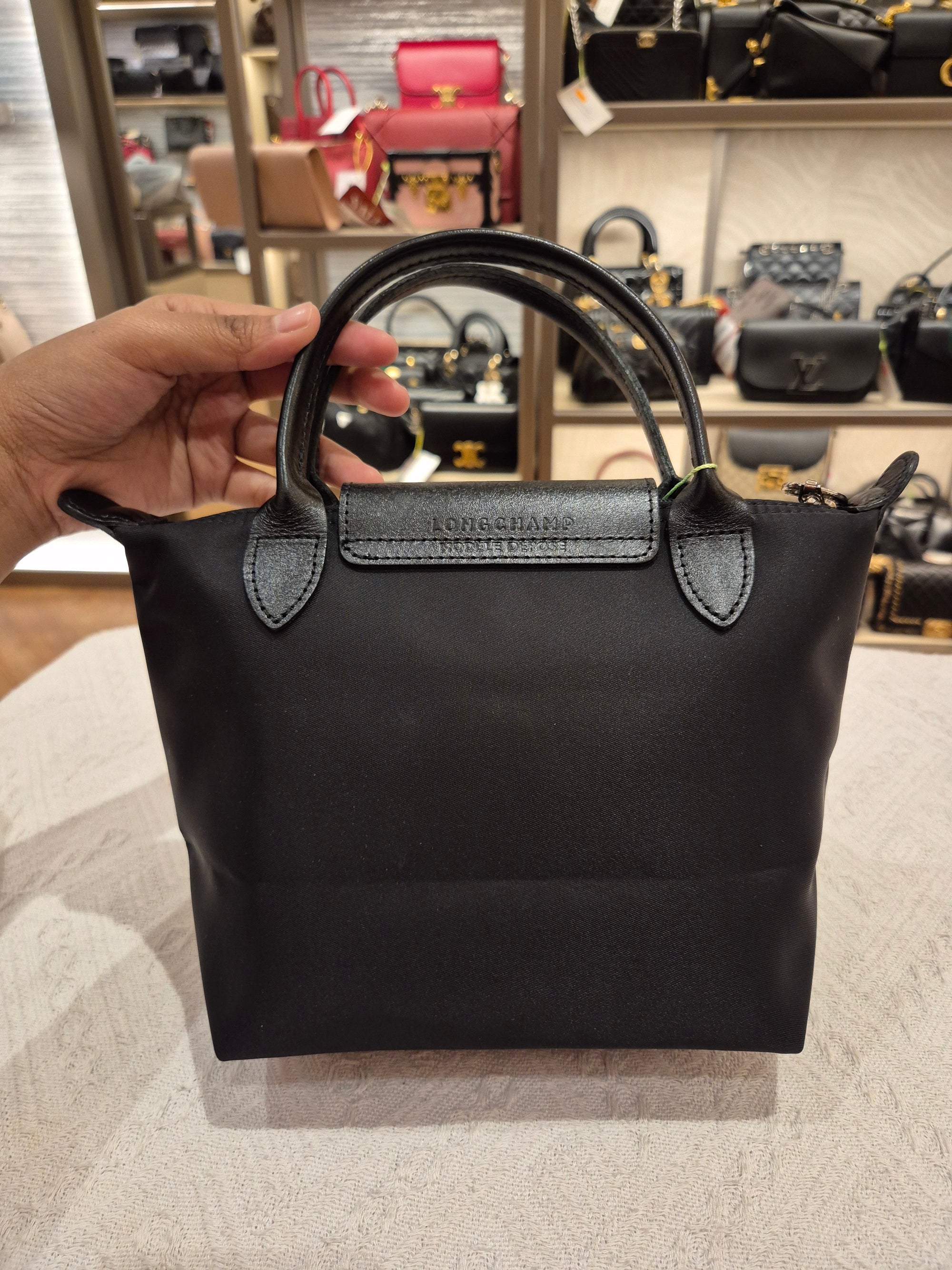 Longchamp Le Pliage Small Tote Black