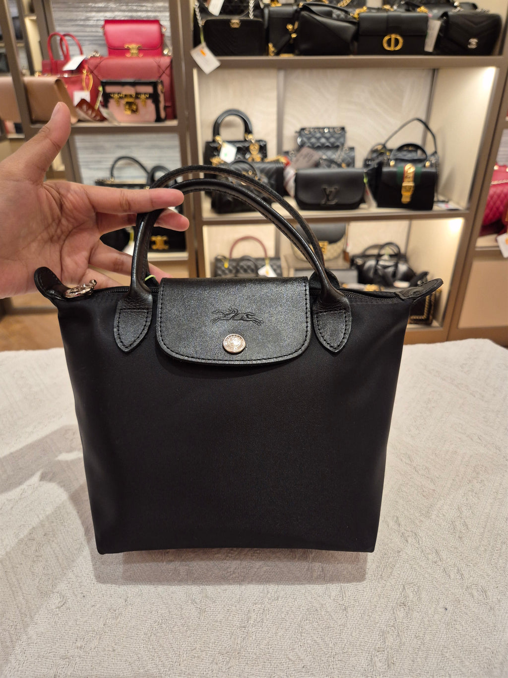 Longchamp Le Pliage Small Tote Black