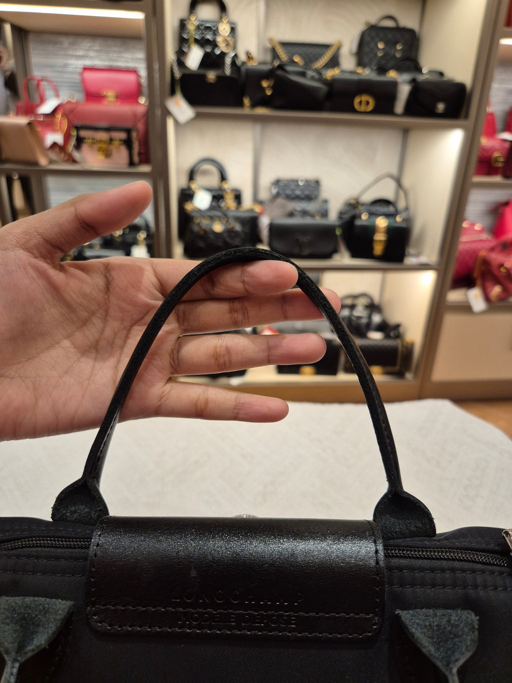 Longchamp Le Pliage Small Tote Black