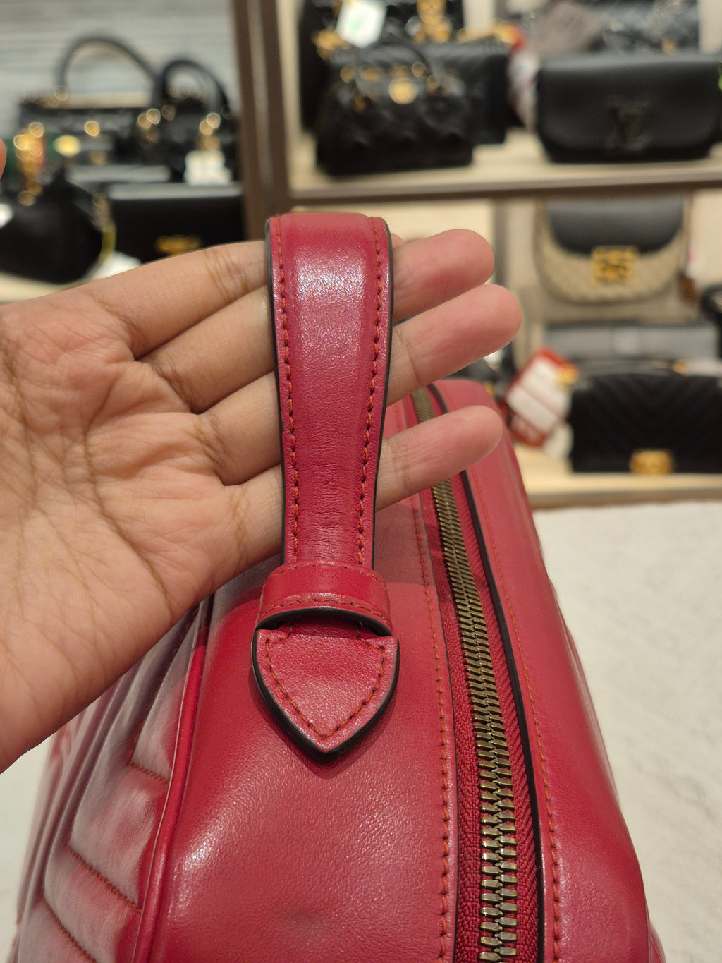 Gucci Marmont Top Handle Red