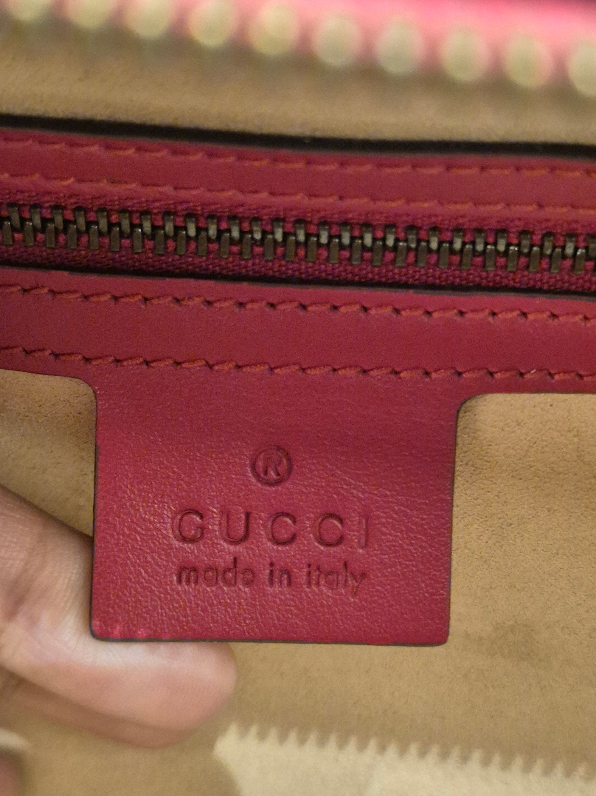 Gucci Marmont Top Handle Red