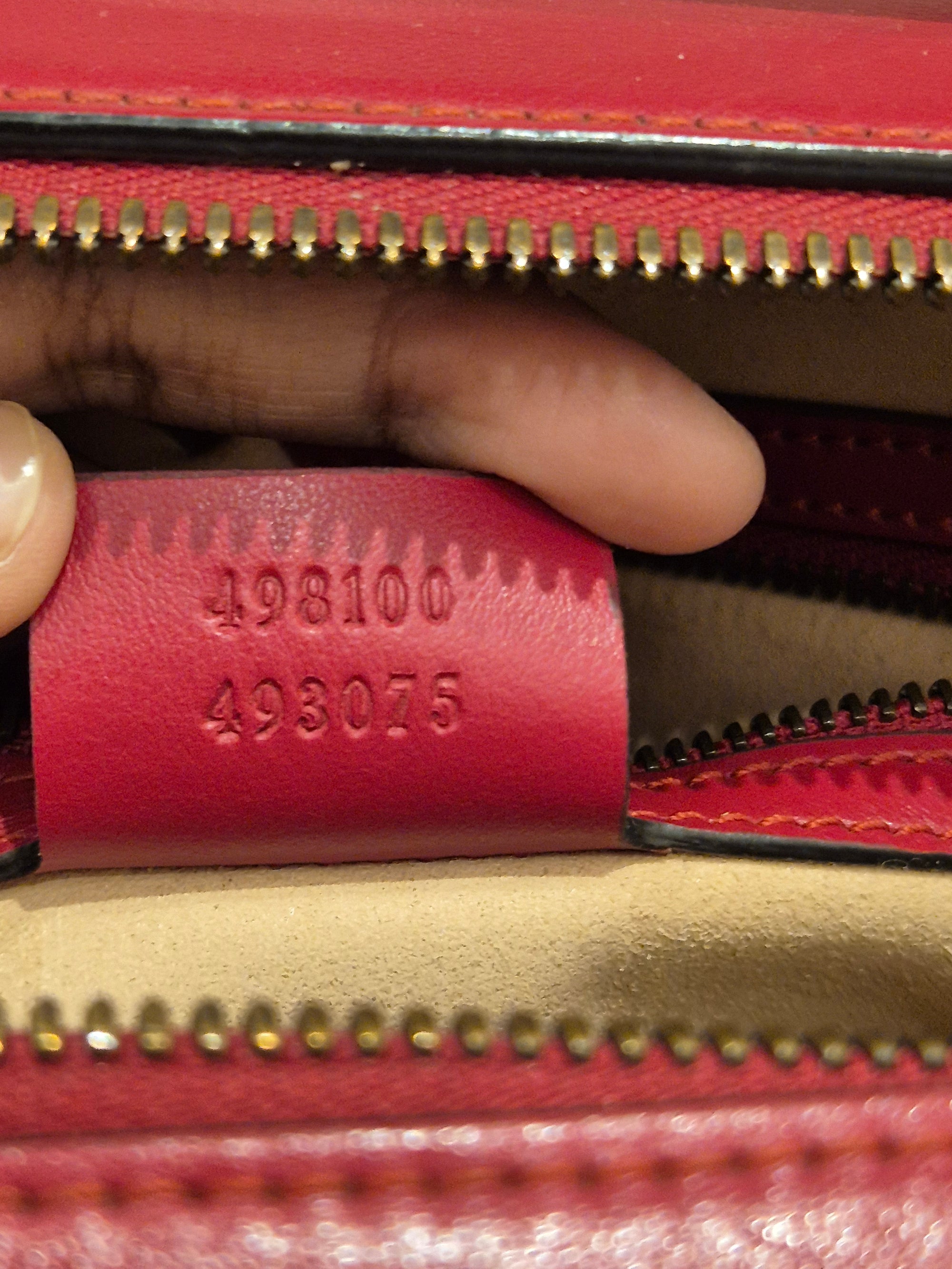 Gucci Marmont Top Handle Red